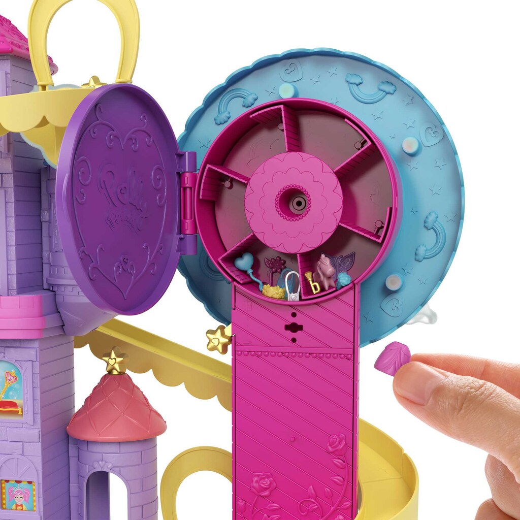 Polly Pocket Spielwelt »Pollyville Regenbogen-Einhornspaß Freizeitpark«