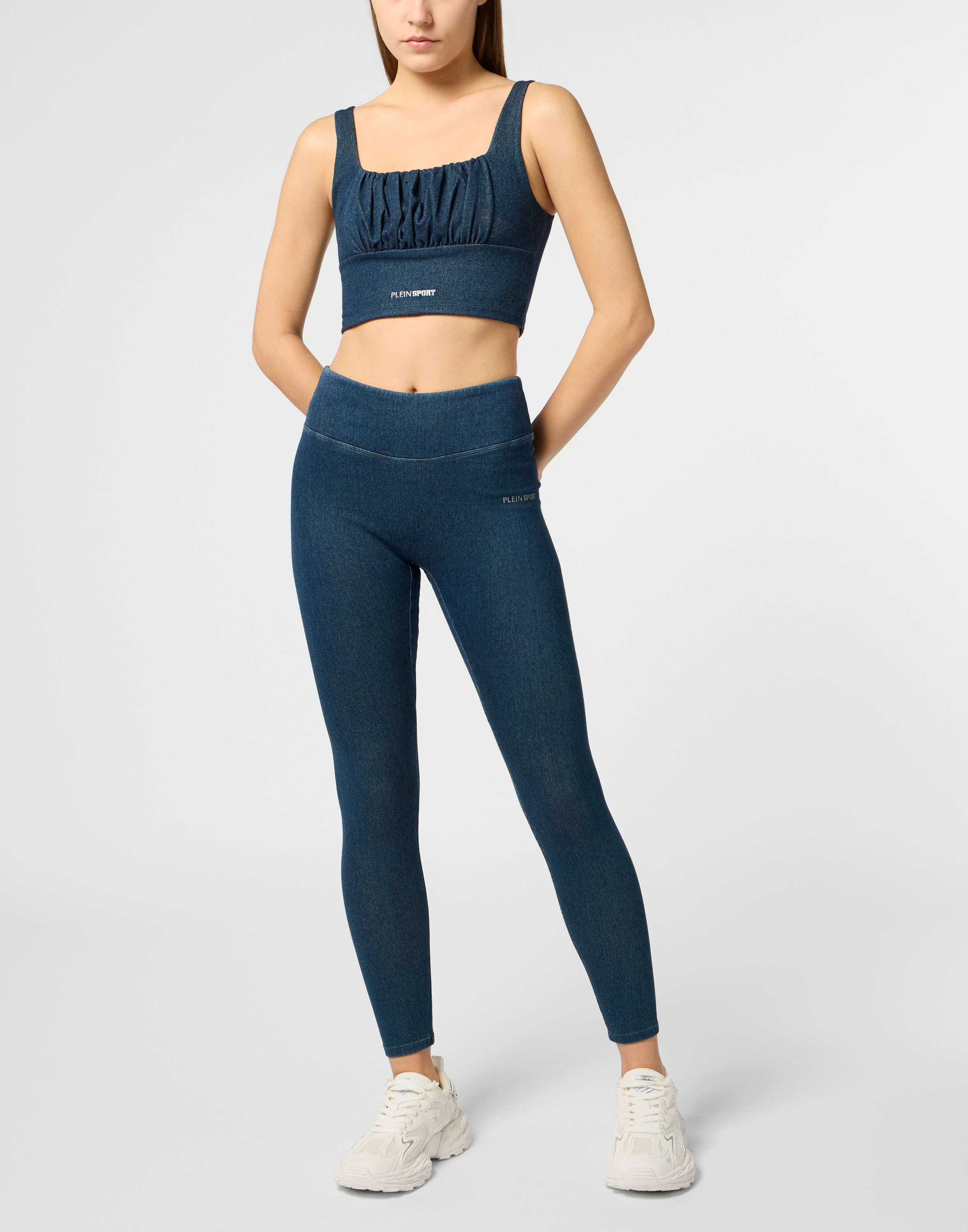 PLEIN SPORT Lauftop »Top Denim Touch PS«