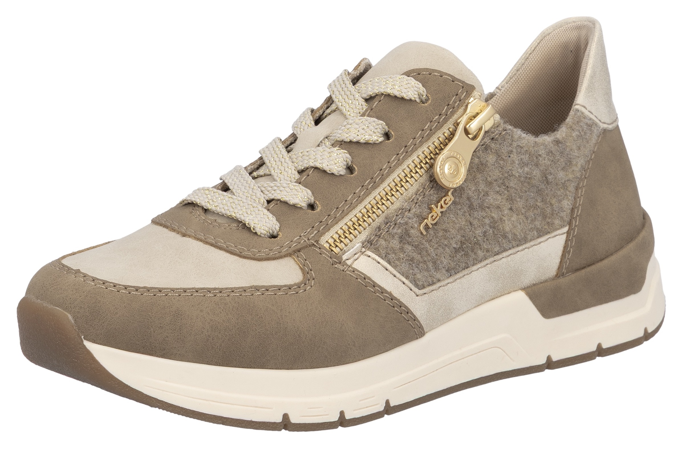 Rieker Sneaker, Freizeitschuh, Schnürschuh, Halbschuh mit modischen Akzente günstig online kaufen