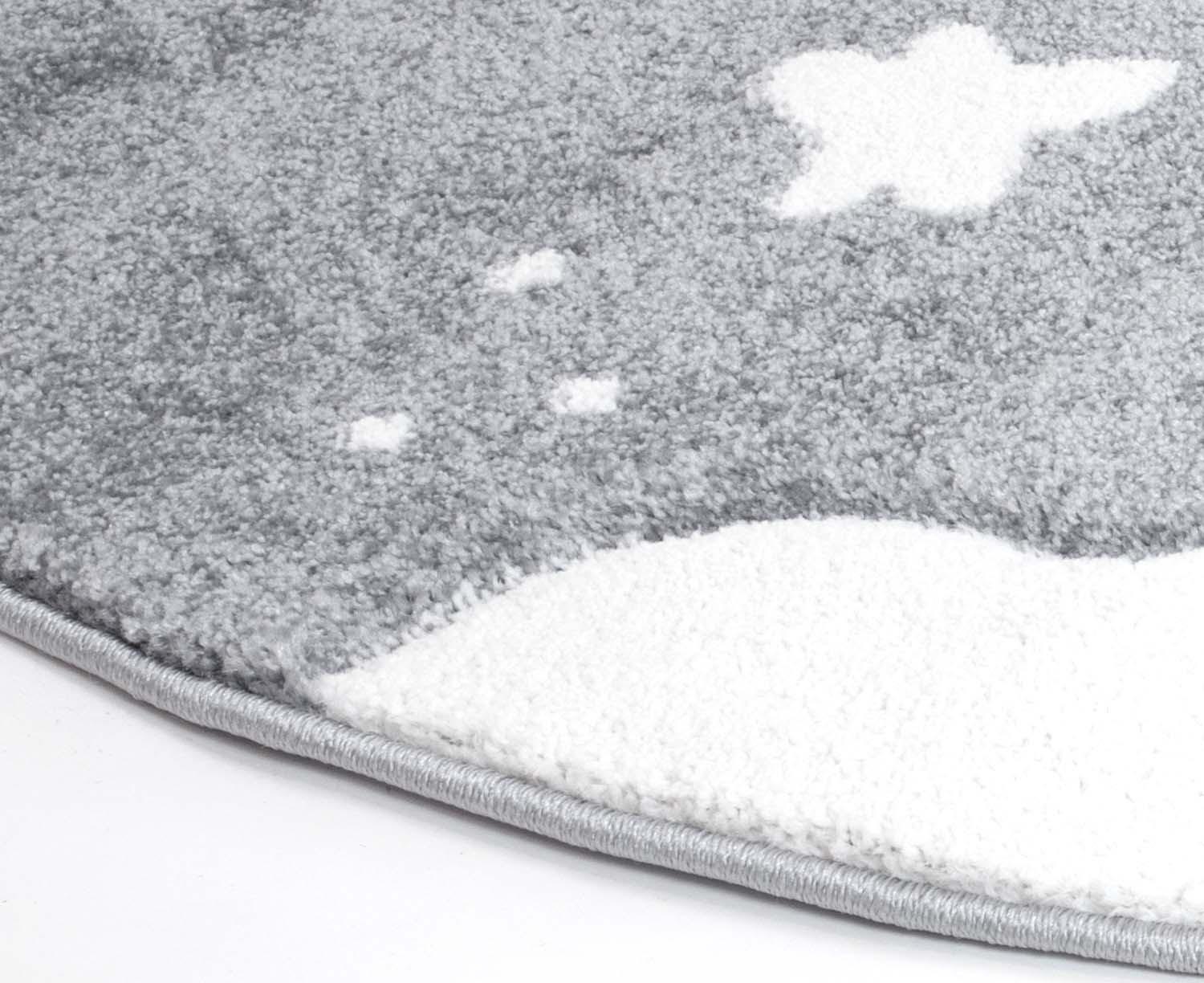 Carpet City Kinderteppich "Bueno Kids 1314" rund 13 mm Höhe Spielteppich, M günstig online kaufen
