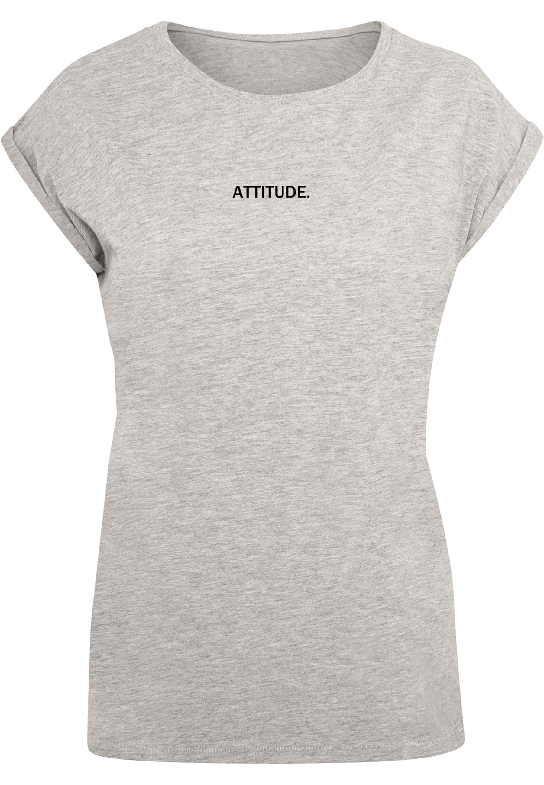 Merchcode T-Shirt "Merchcode Damen Ladies Attitude Extended Shoulder Tee" günstig online kaufen