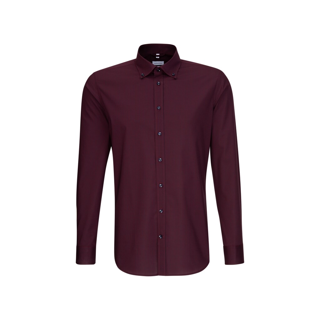 seidensticker Businesshemd »X-Slim« X-Slim Langarm Button-Down-Kragen Karo seidensticker Businesshemd »X-Slim« X-Slim Langarm Button-Down-Kragen Karo