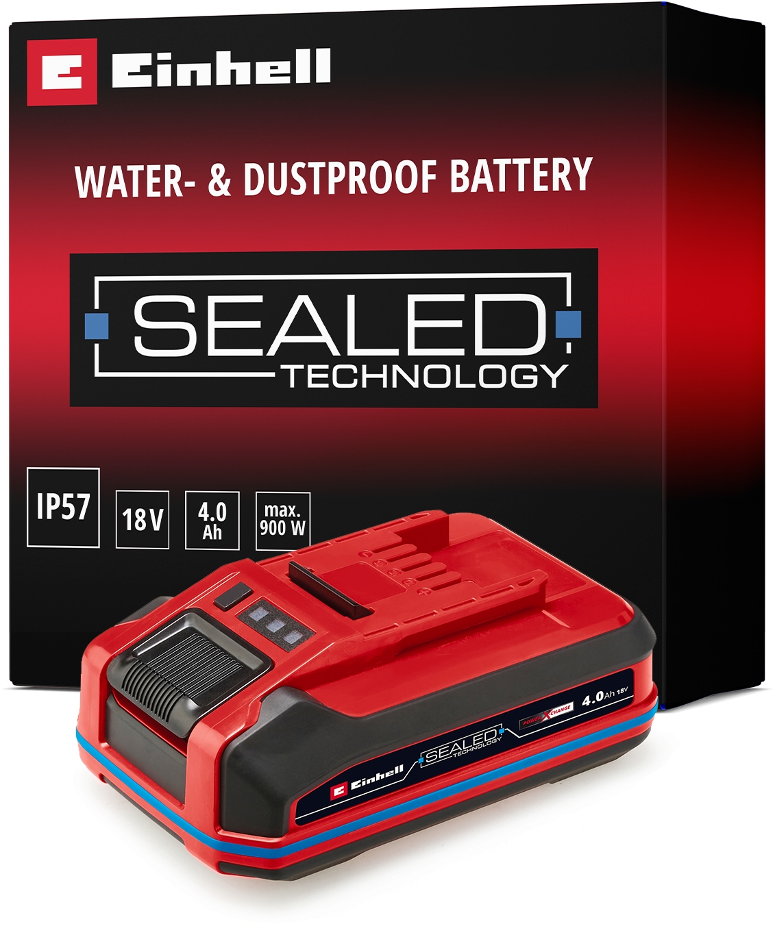 Einhell Akku ""SEALED PXC Plus"" 18 V, 4 Ah