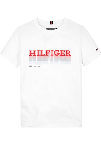 TOMMY HILFIGER Marškinėliai »FADE hilfiger TEE S/S« K...