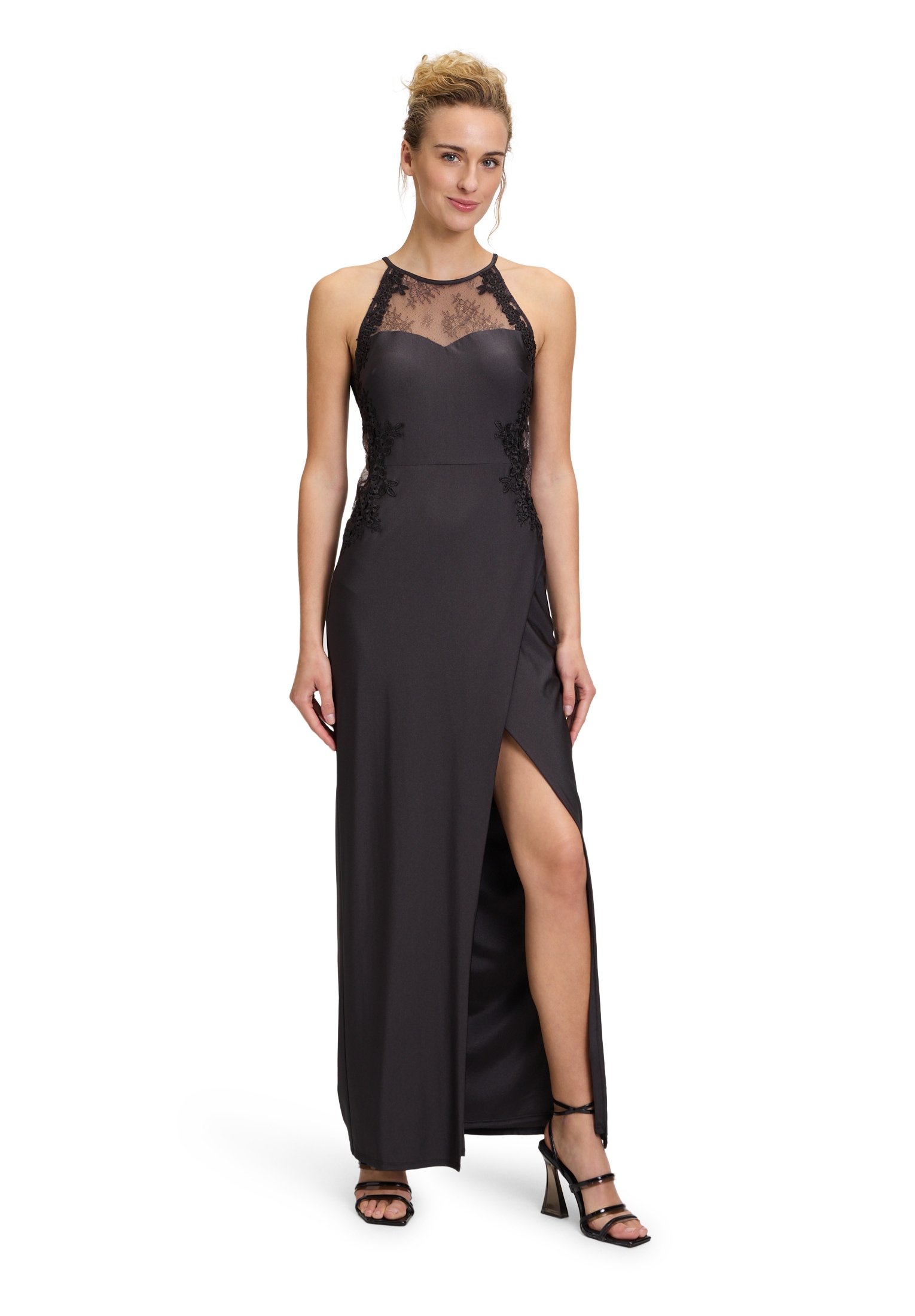 Vera Mont Abendkleid "Vera Mont Damen Abendkleid mit Patches", Schlitz günstig online kaufen
