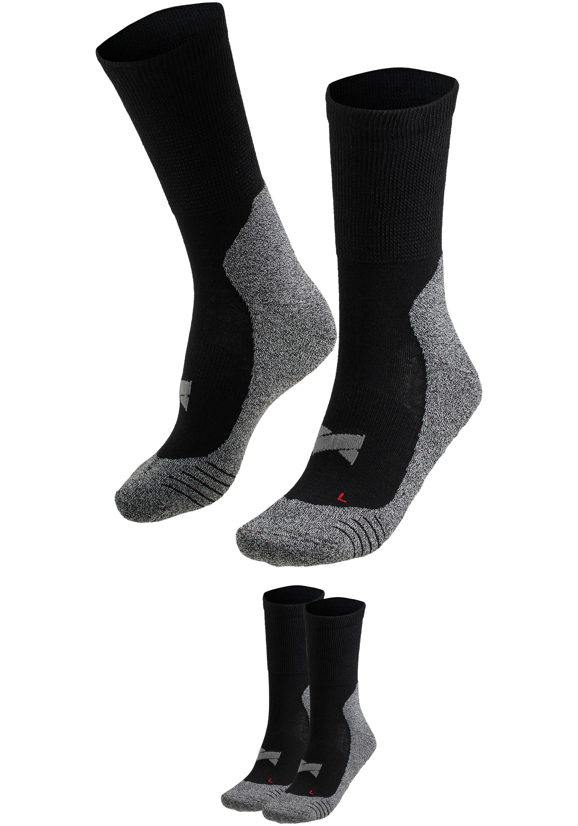 Damen Wandersocken, XTREME SOCKSWEAR, Gr. 42, bunt, Materialmix, Socken, Gepolsterte Unisex Wander-/ Sport- und Funktionssocken
