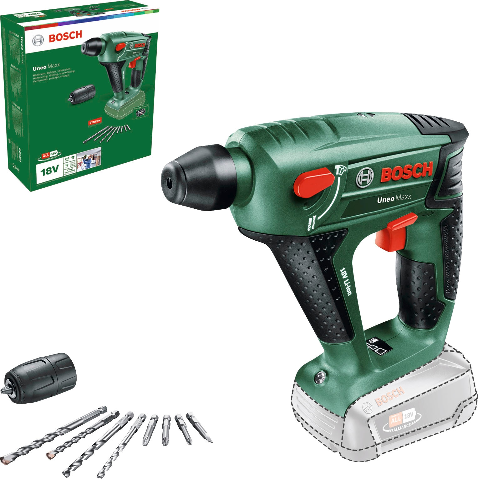 Bosch Home & Garden Bosch Home & Garden Akku-Bohrhammer »U...