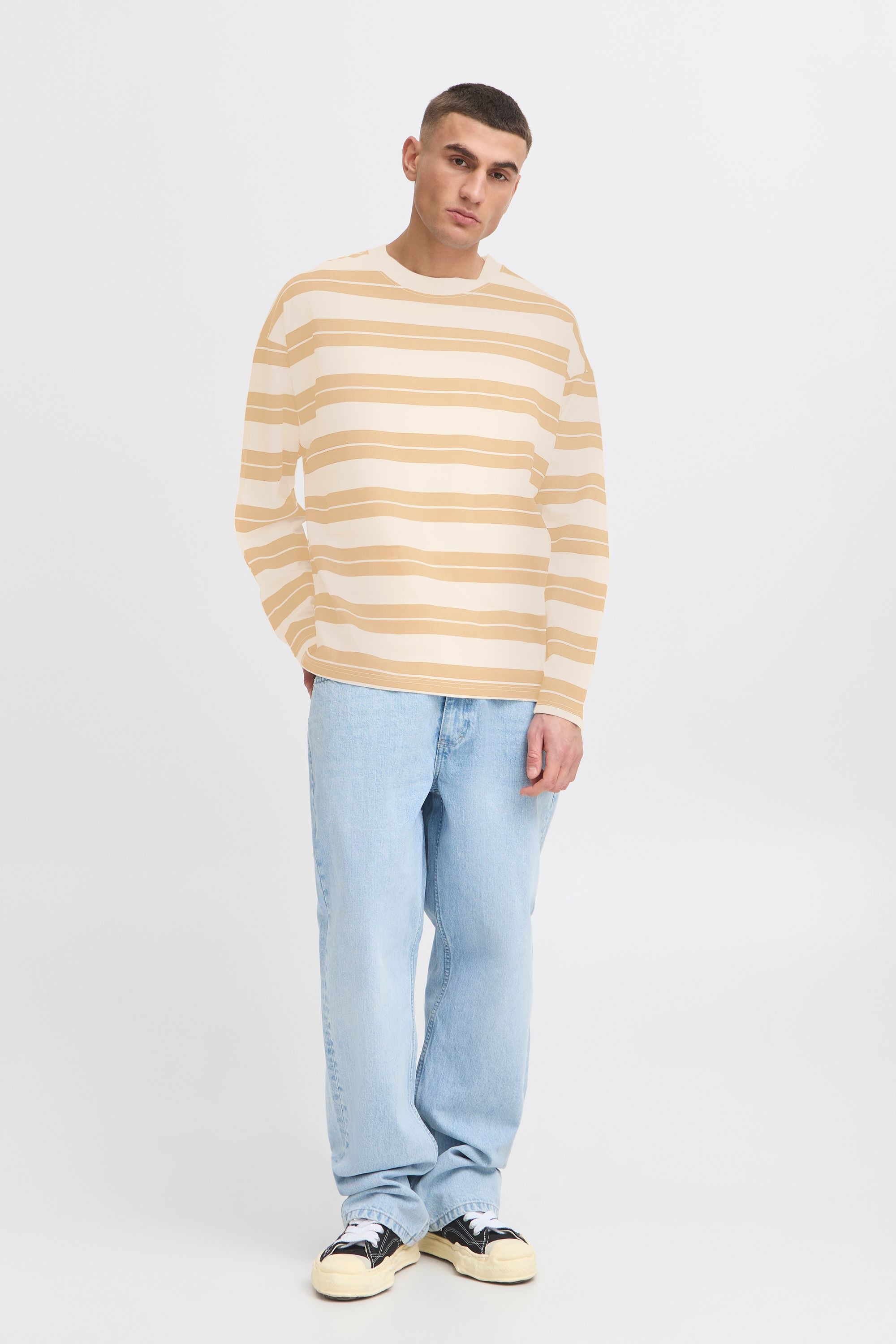 !Solid Longpullover »Sweater SDPEACE«