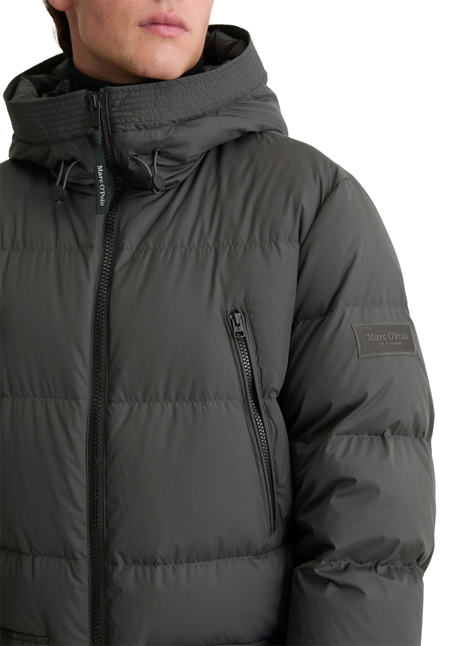 Marc O'Polo Outdoorjacke »mit funktionalen Taschen« ohne Kapuze