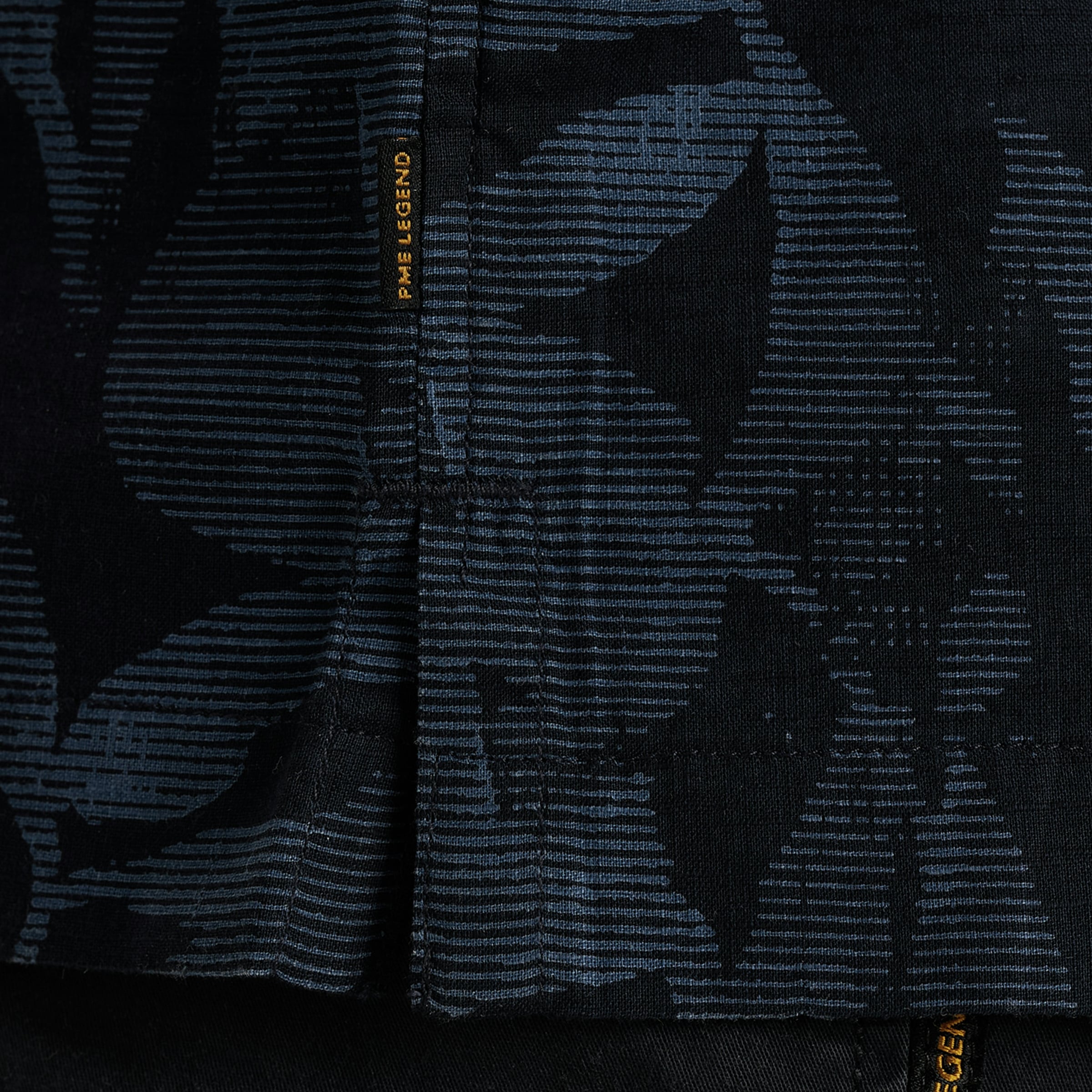 PME LEGEND Kurzarmhemd »Short Sleeve Shirt Print On Ctn Slub«, mit floralem Muster
