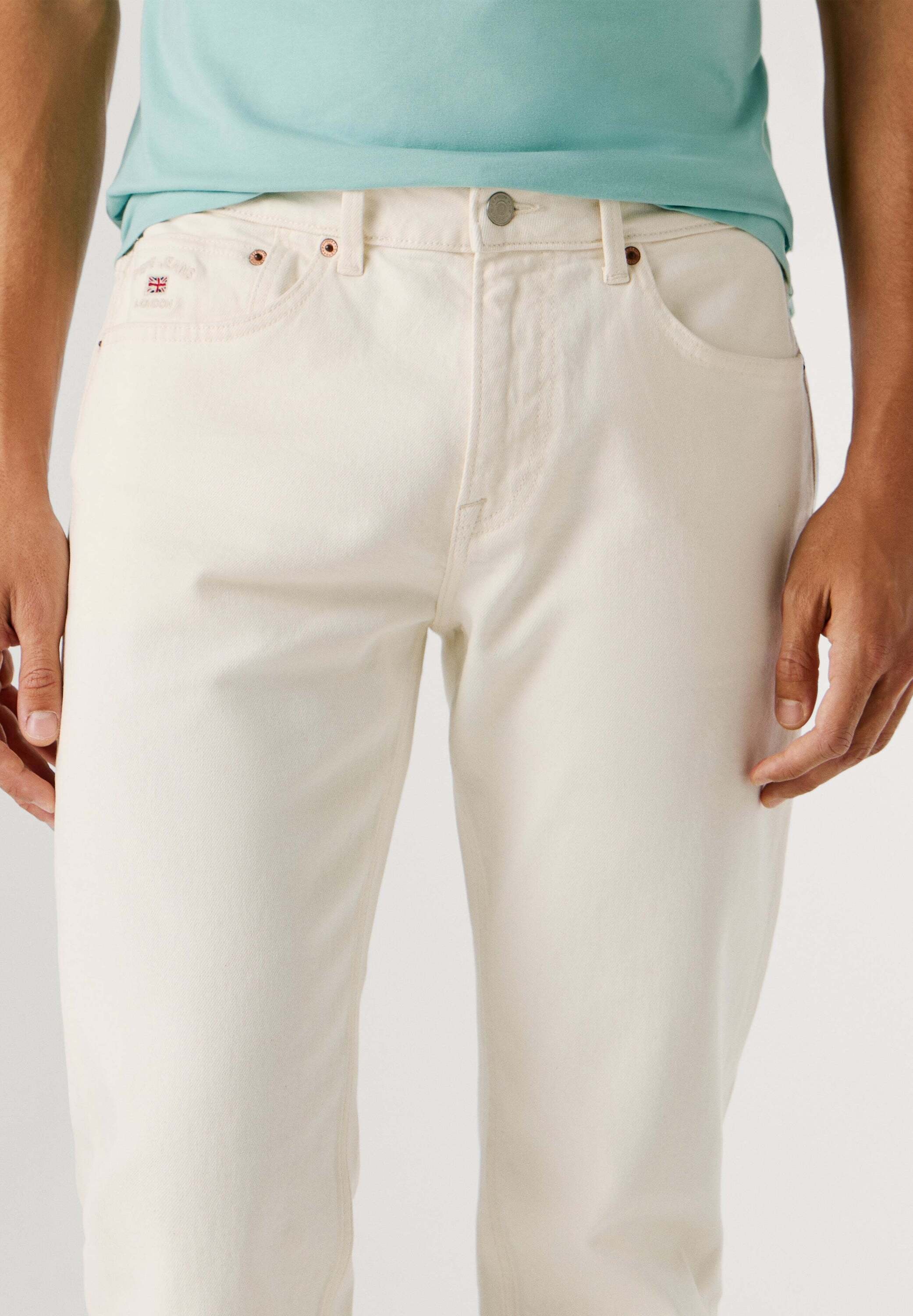 Pepe Jeans Straight-Jeans »straight leg jeans STRAIGHT JEANS CASH FS ECRU«