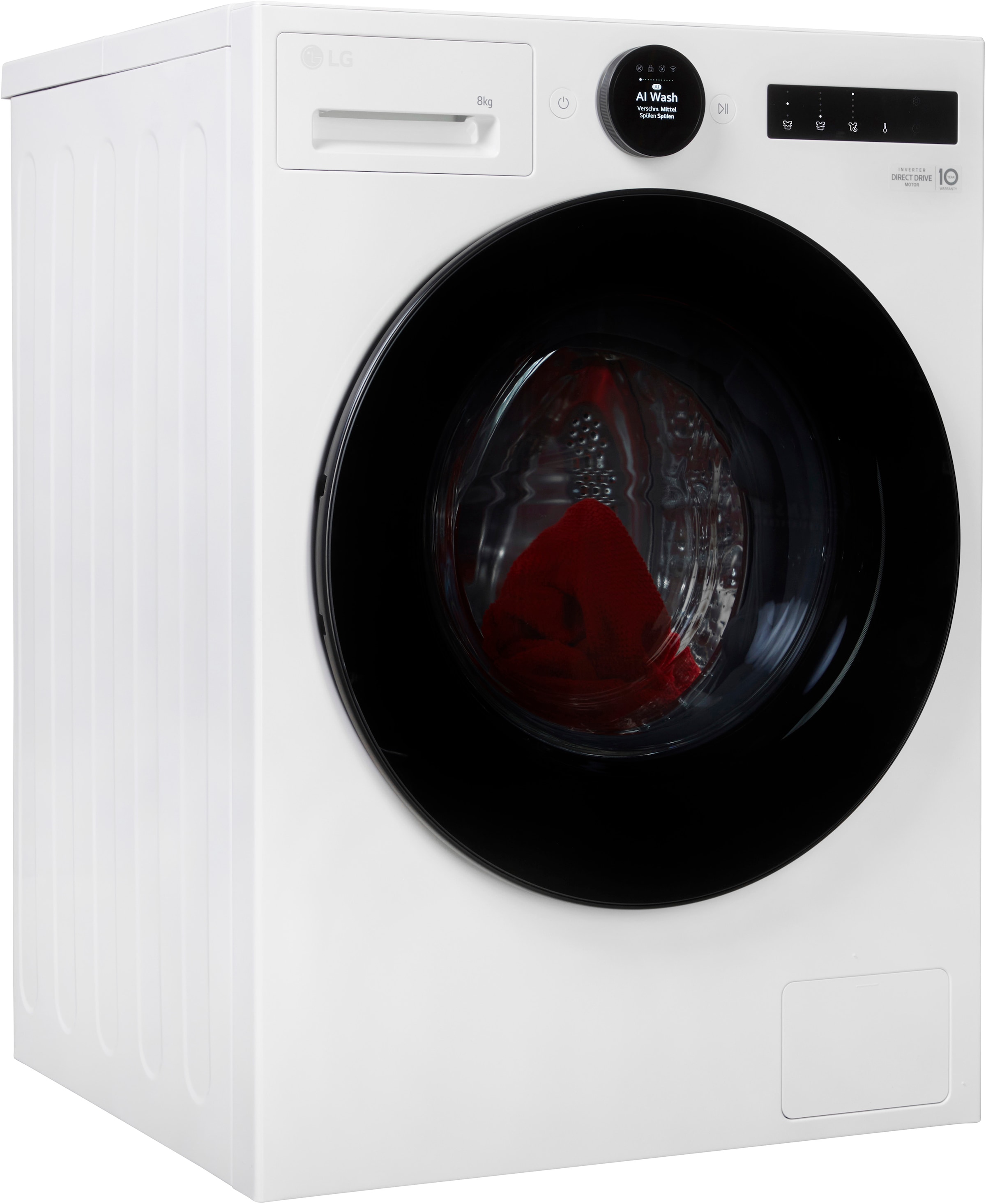 LG Waschmaschine "F4WX808YC", B:60cm H:85cm T:56,5cm, weiß, Waschmaschinen