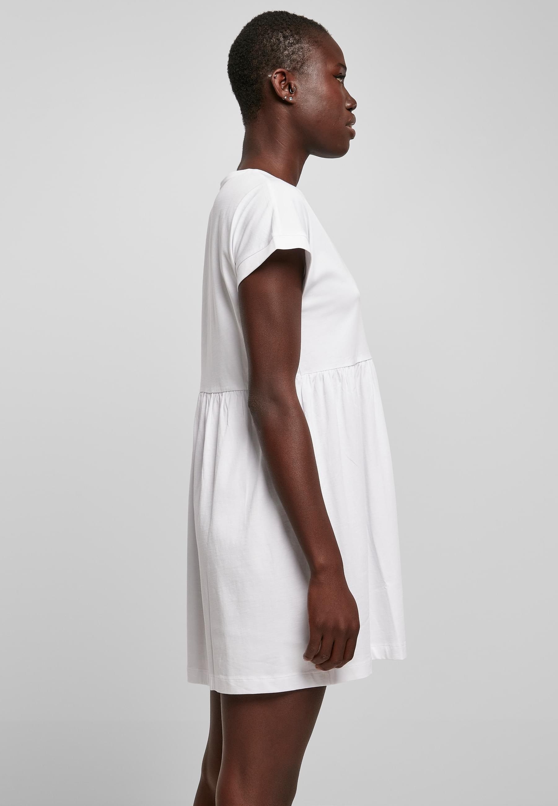 URBAN CLASSICS Shirtkleid »Urban Classics Damen Ladies Organic Empire Valance Tee Dress«, (1 tlg.)