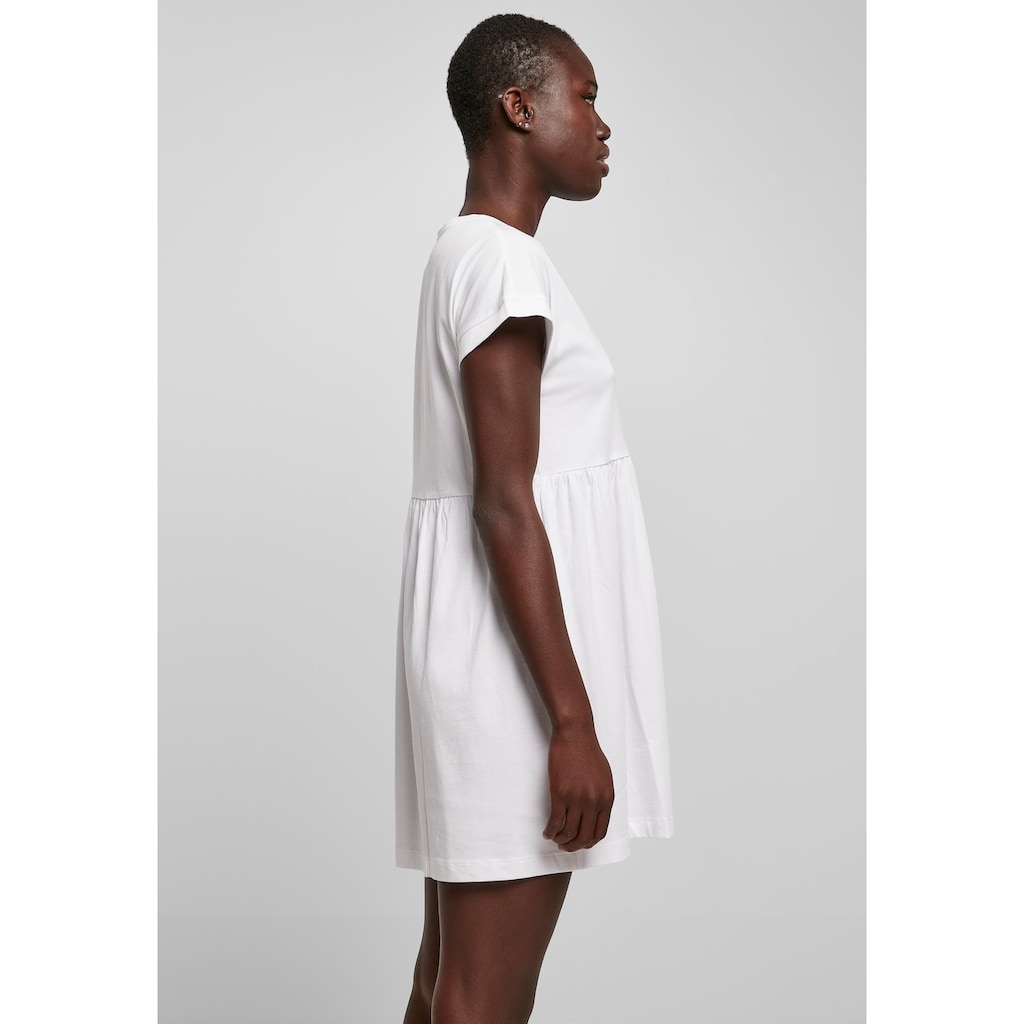 URBAN CLASSICS Shirtkleid »Urban Classics Damen Ladies Organic Empire Valance Tee Dress«, (1 tlg.)