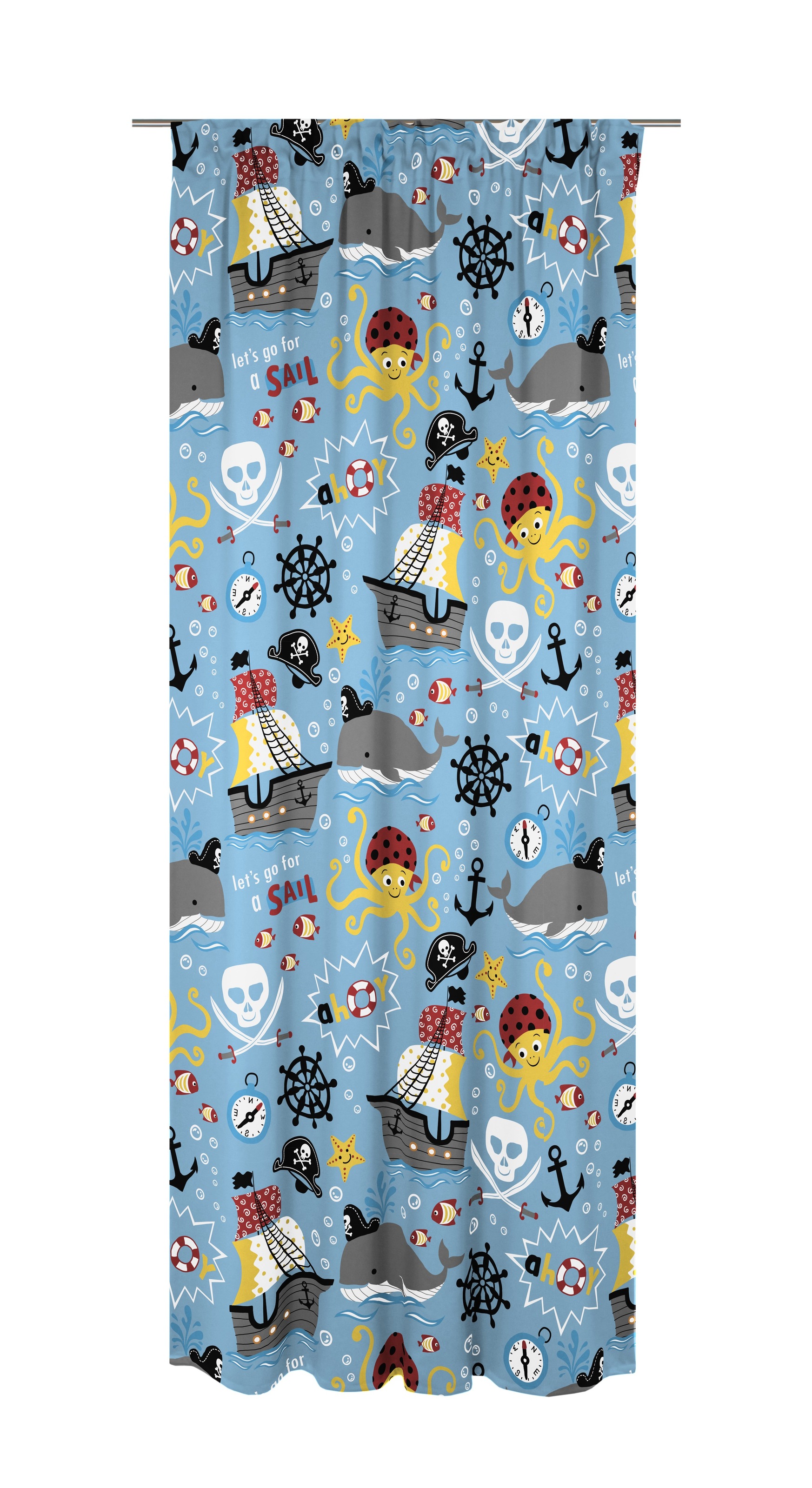Adam Vorhang "Pirates" Multifunktionsband 1 Stk. tlg. Blickdichter aus 100% günstig online kaufen