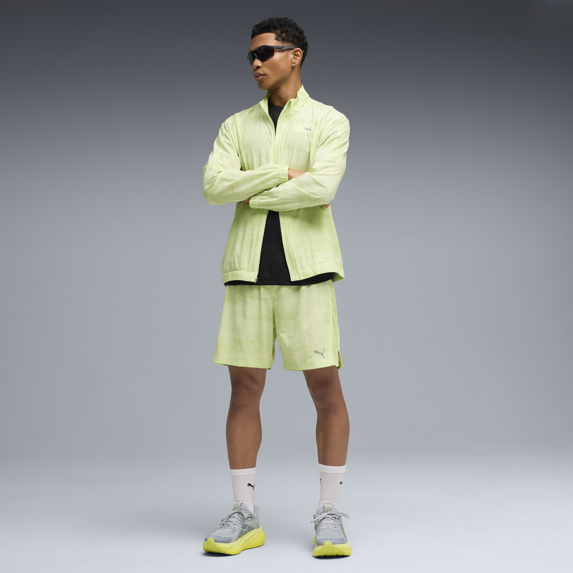 PUMA Trainingsjacke »Run Velocity Bedruckte Trainingsjacke Herren«