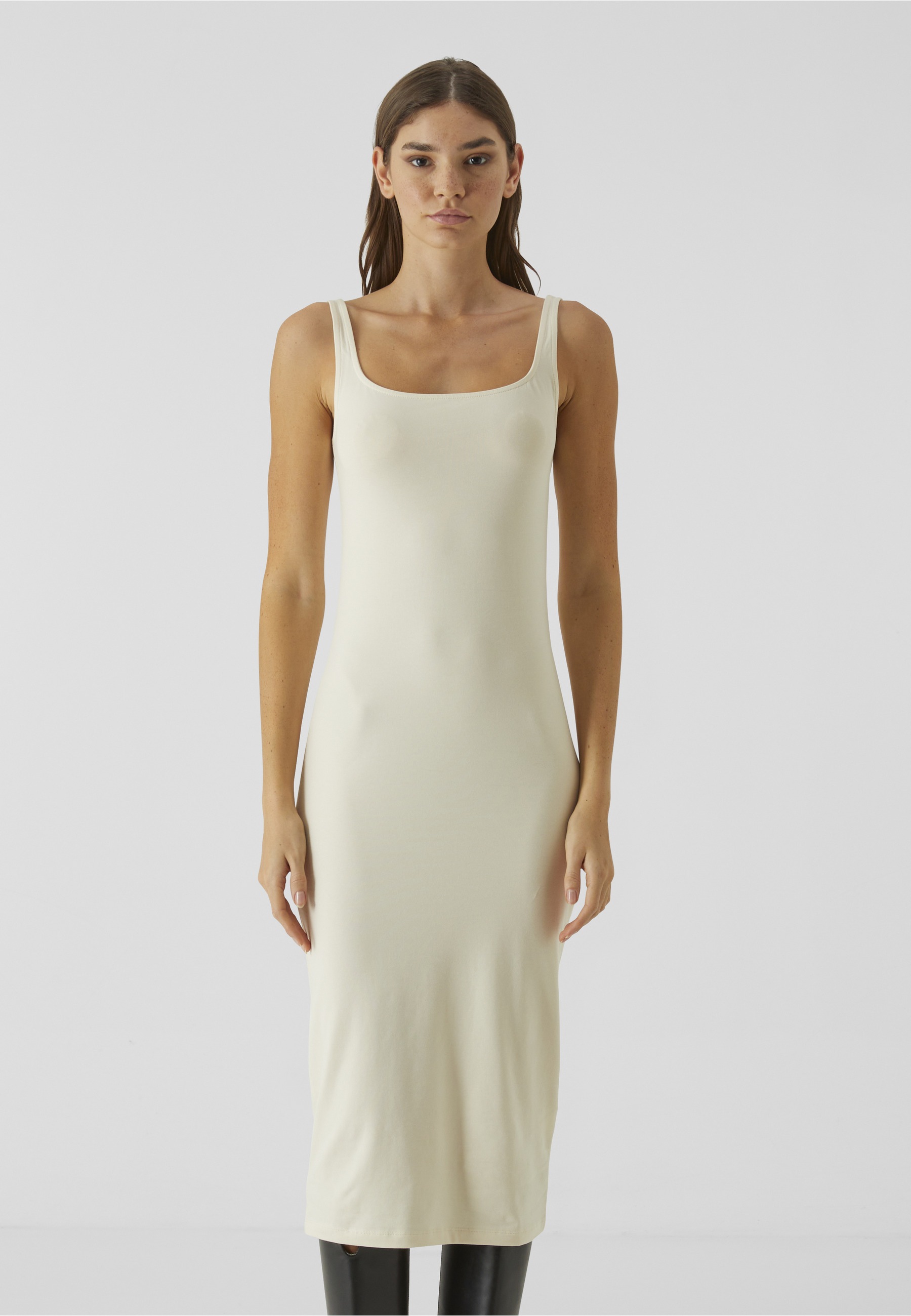 URBAN CLASSICS Shirtkleid »Urban Classics Ladies Basic Long Cotton Jersey Dress« 1 Stk. tlg.