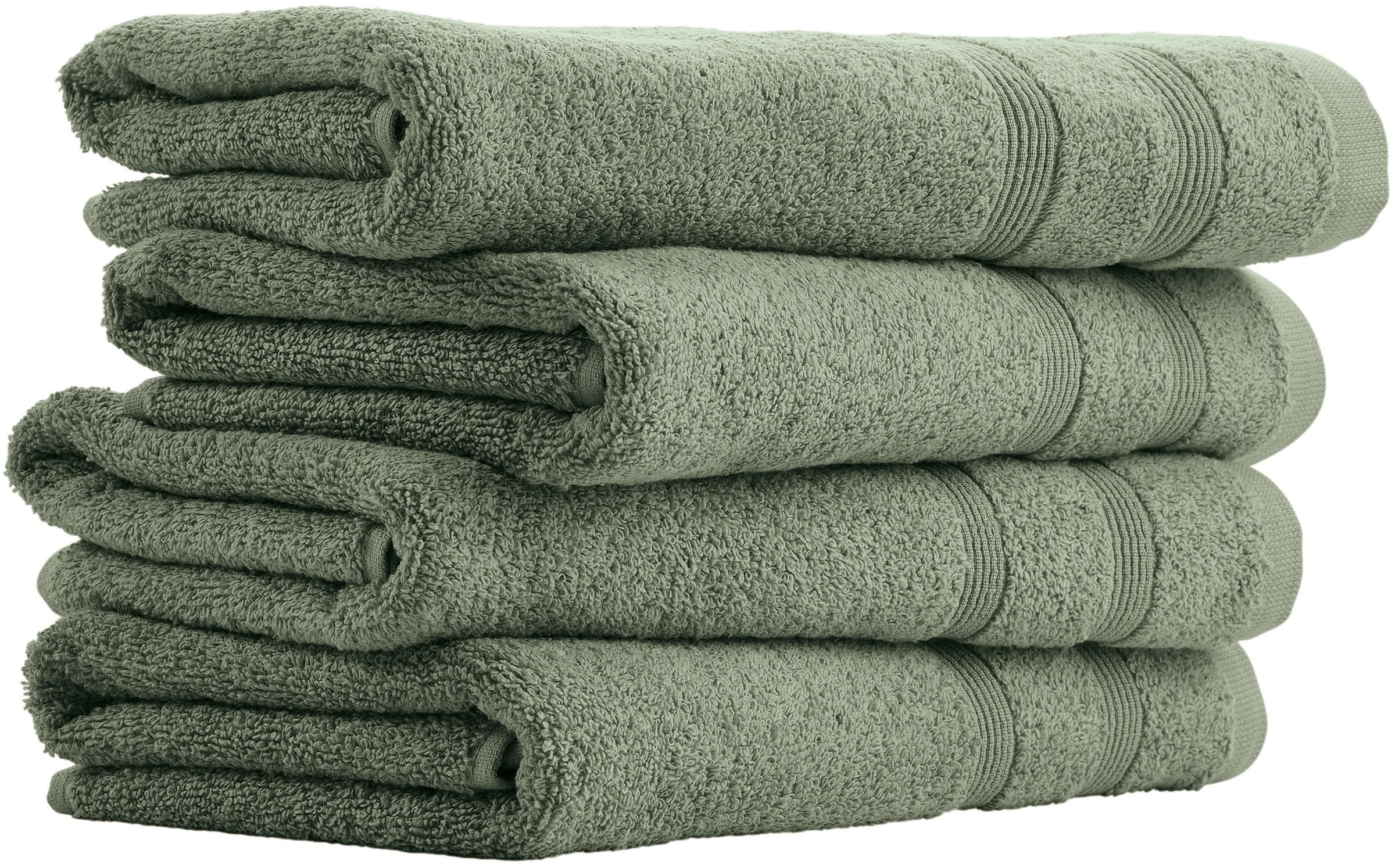 uncover by SCHIESSER Handtücher "Brooklyn mit dezenter Bordüre in Hoch-Tief günstig online kaufen