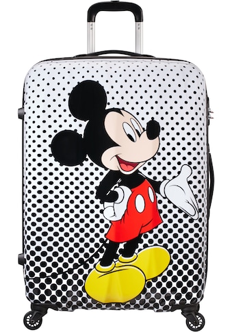 Hartschalen-Trolley »Disney Legends, Mickey Mouse Polka Dots, 75 cm«, 4 Rollen