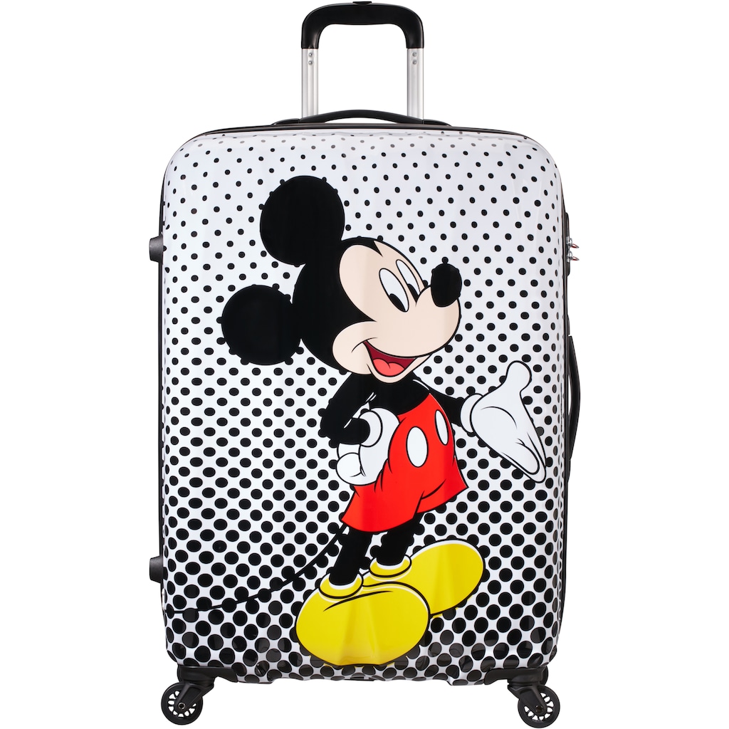 American Tourister® Hartschalen-Trolley »Disney Legends, Mickey Mouse Polka Dots, 75 cm«, 4 Rollen