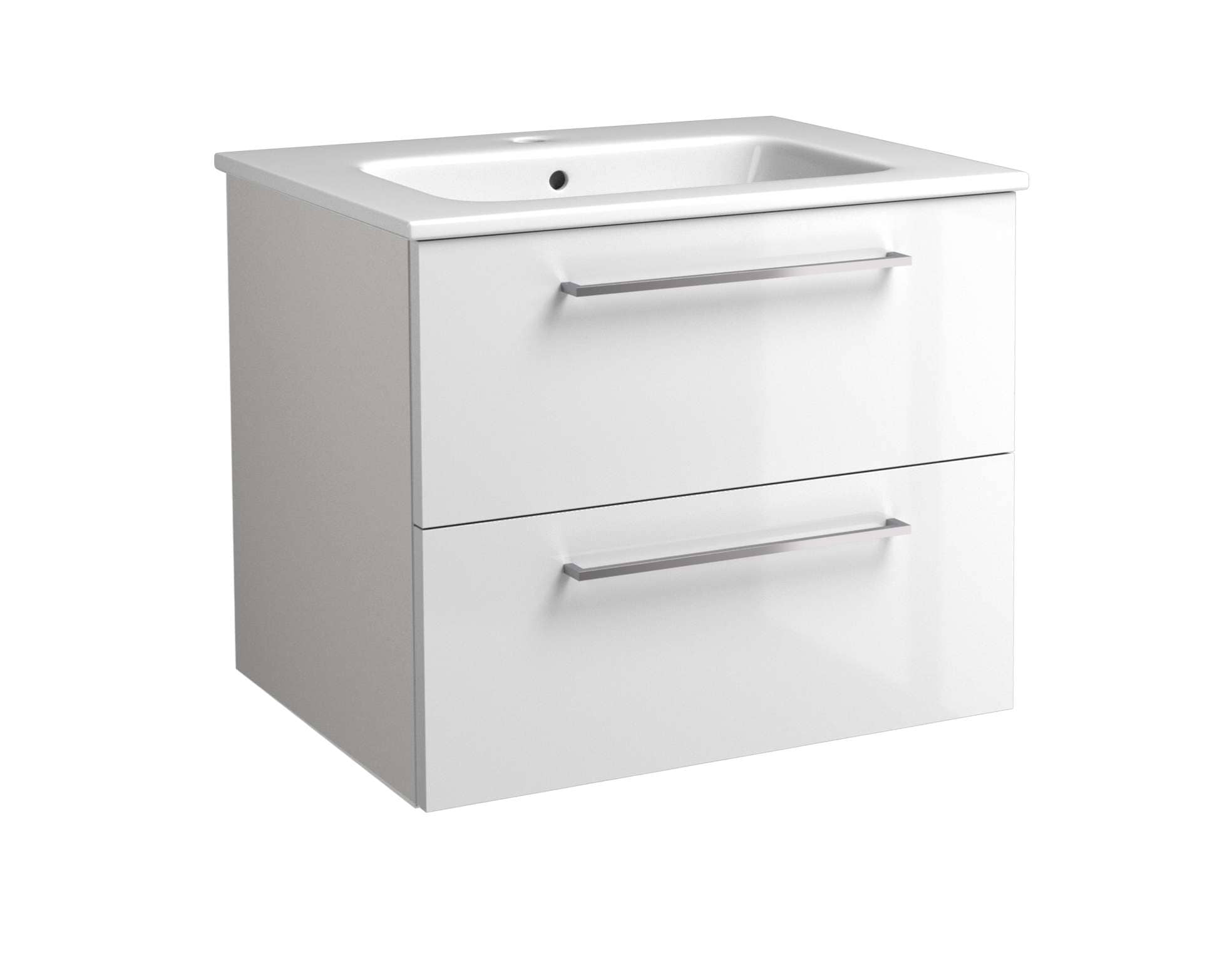 welltime Waschtisch "Joy, Waschbeckenunterschrank inkl.Waschbecken, Badmöbel" Breite 81 cm, mit Soft-Close-Funktion, FSC-zertifiziert