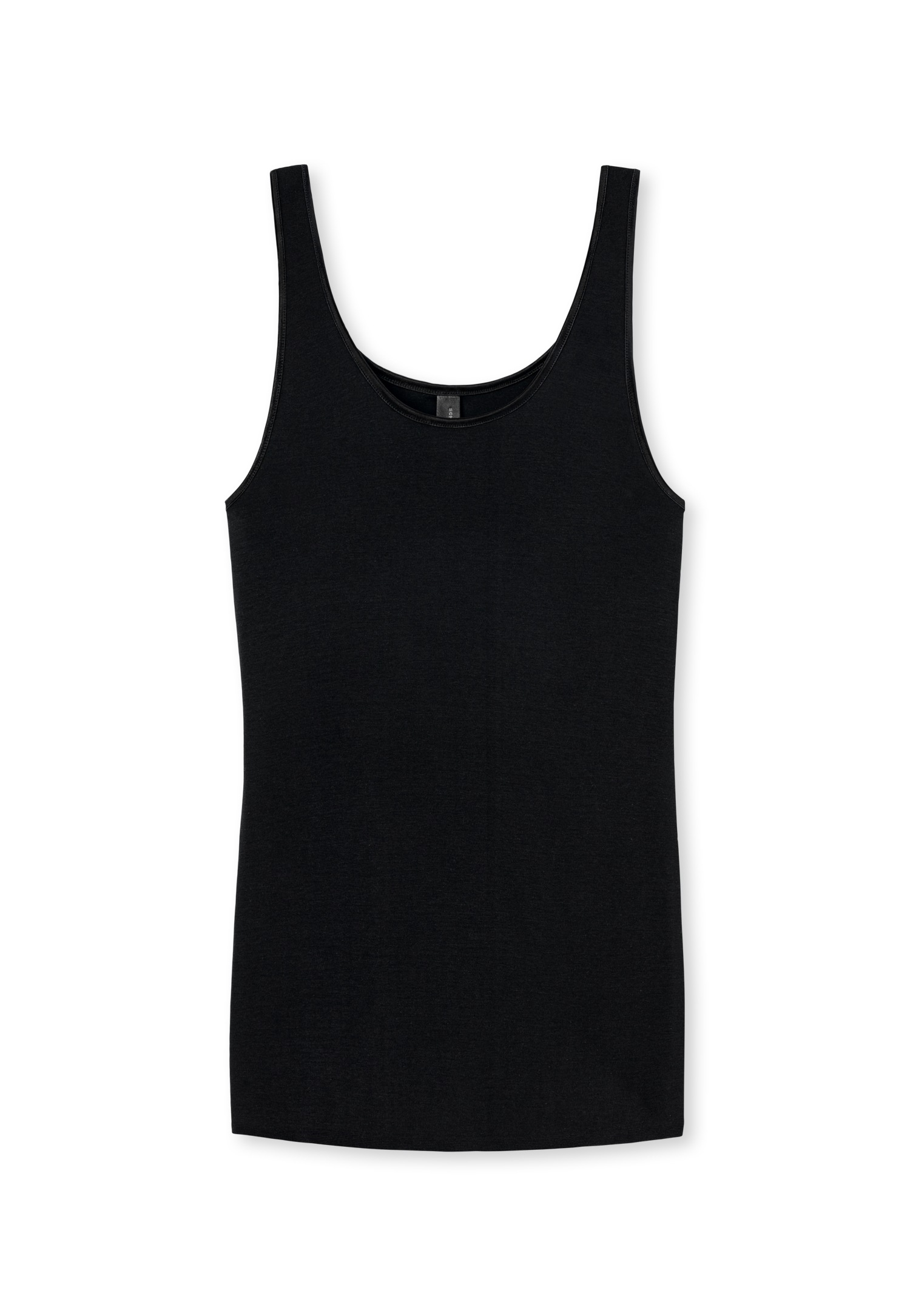 Schiesser Tanktop "Luxury", tiefer Rundhalsausschnitt, ohne störende Seiten günstig online kaufen