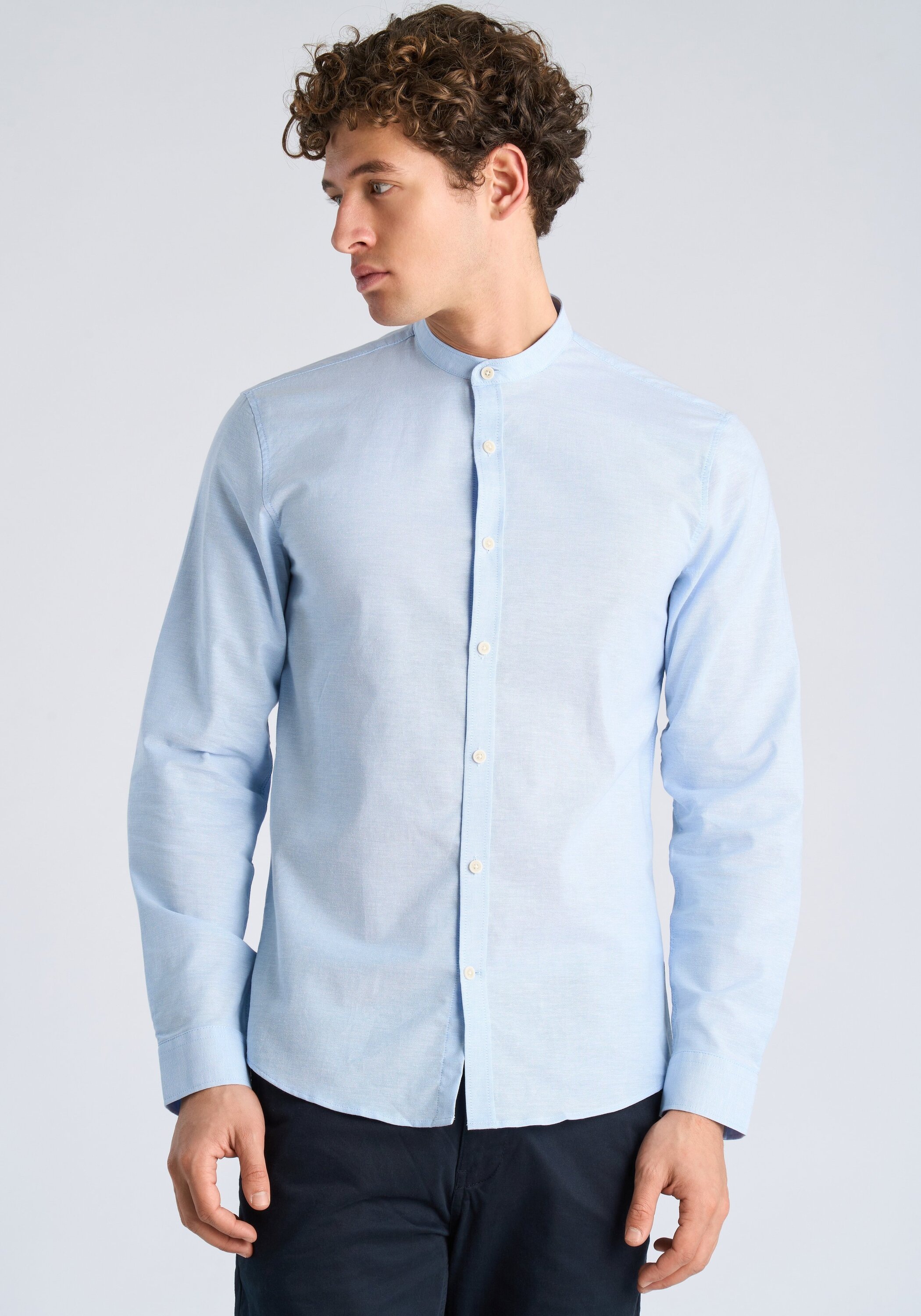 LINDBERGH Businesshemd "Oxford-Hemd (Langarm) Relaxed Fit"