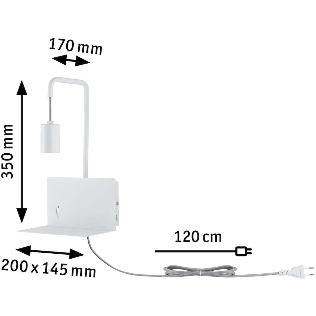 Paulmann LED Wandleuchte »Calvani«, 1 flammig-flammig