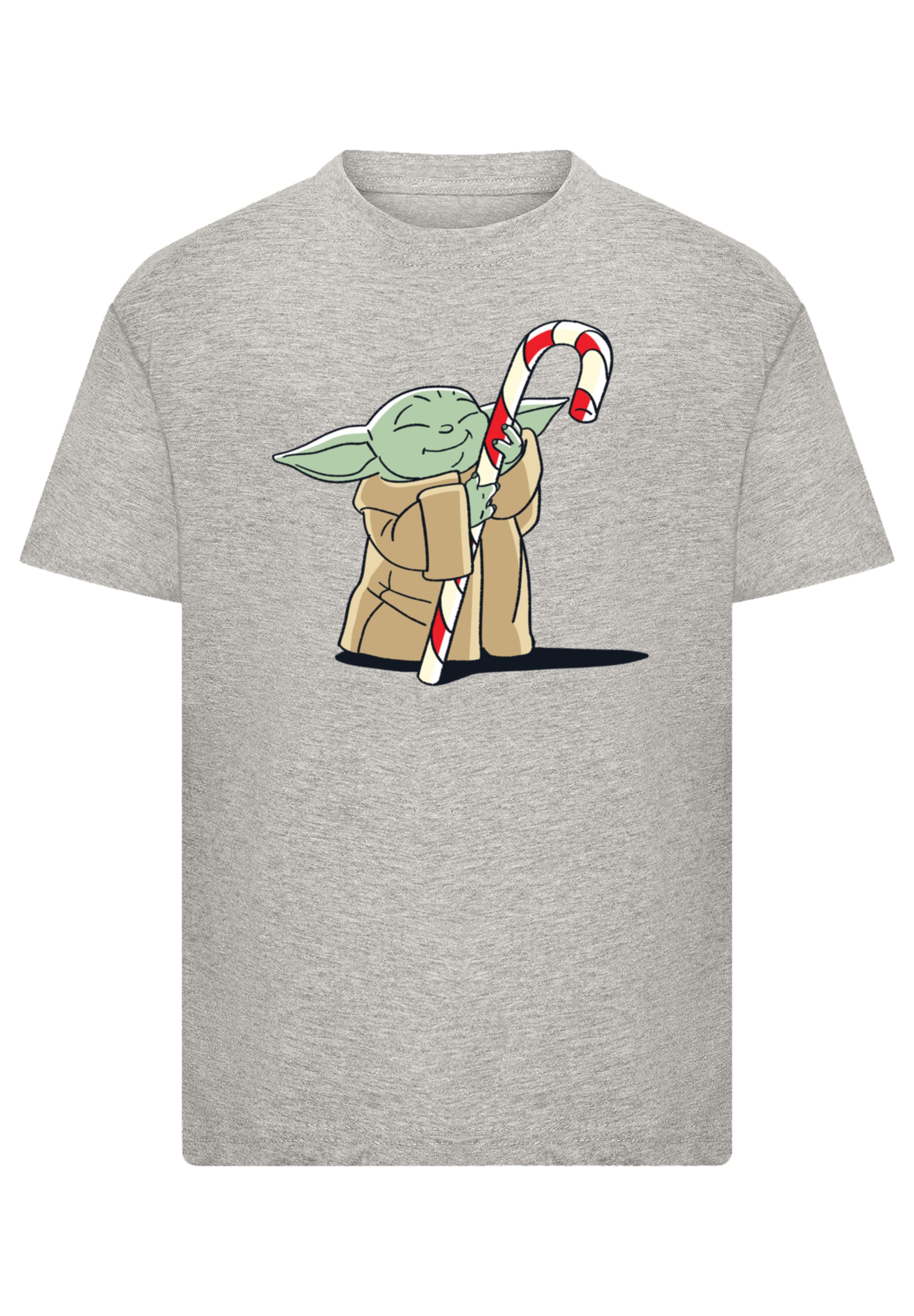 F4NT4STIC T-Shirt »Star Wars Grogu Loves Candy stick«, Premium Qualität