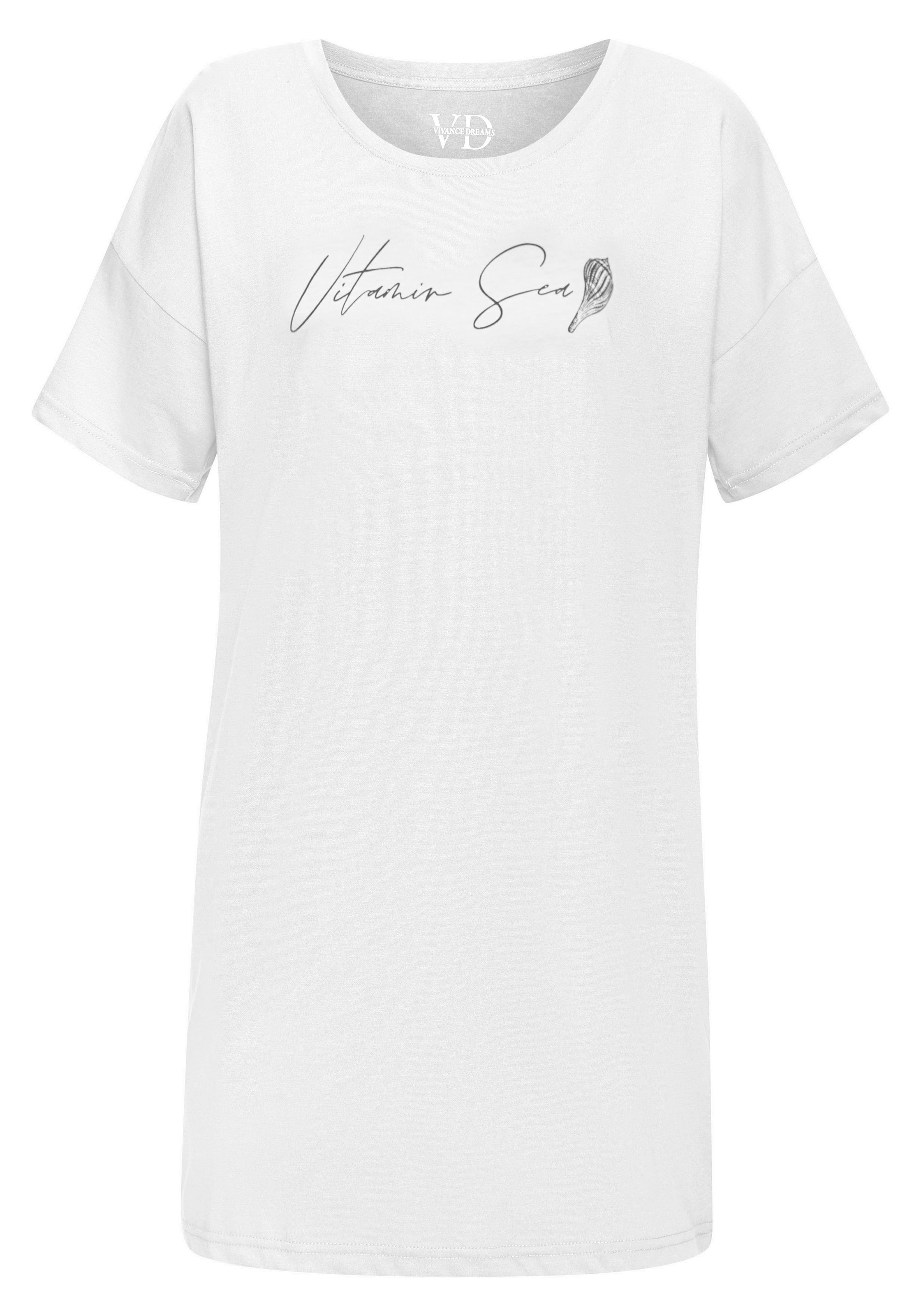 Vivance Dreams Sleepshirt, mit schönem Frontprint