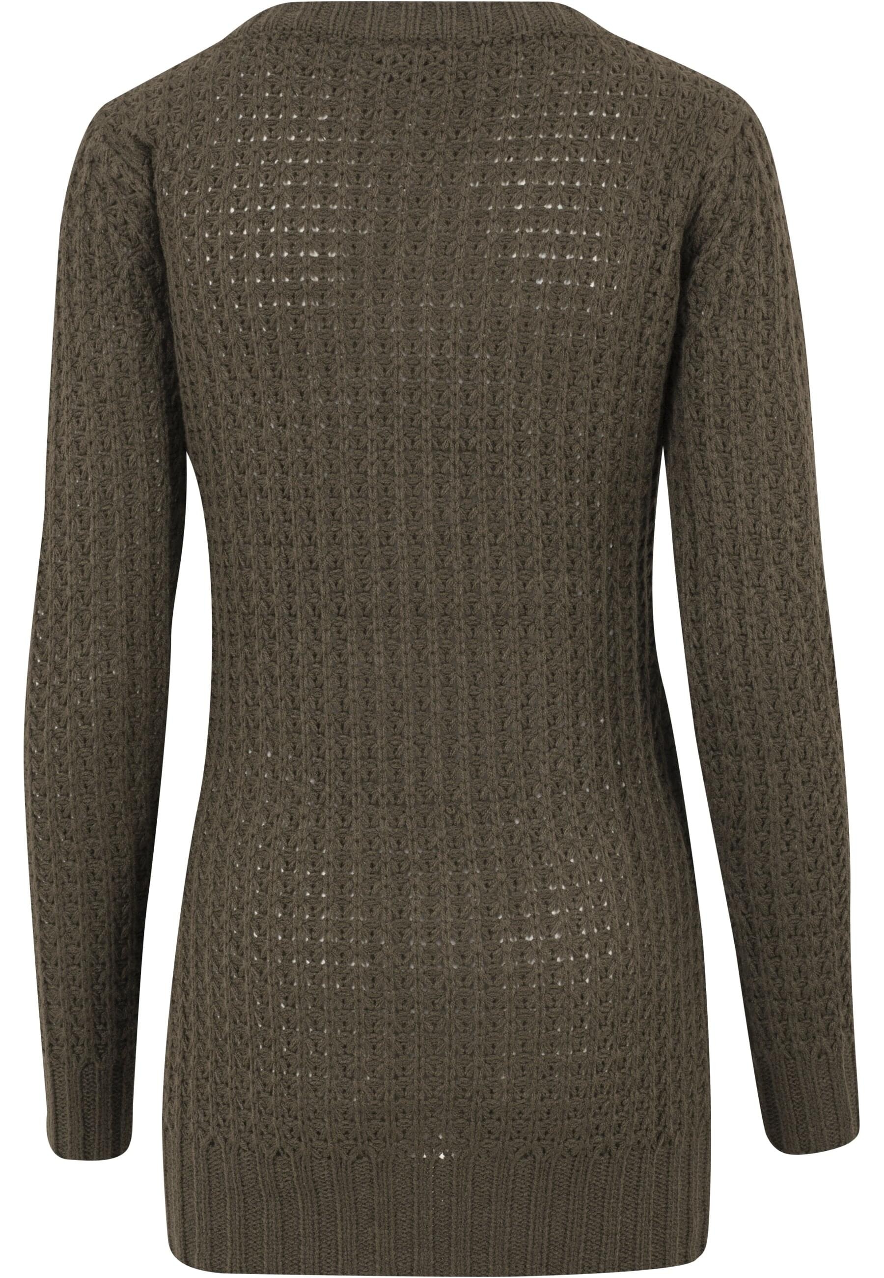 URBAN CLASSICS Rundhalspullover "Urban Classics Damen Ladies Long Wideneck günstig online kaufen