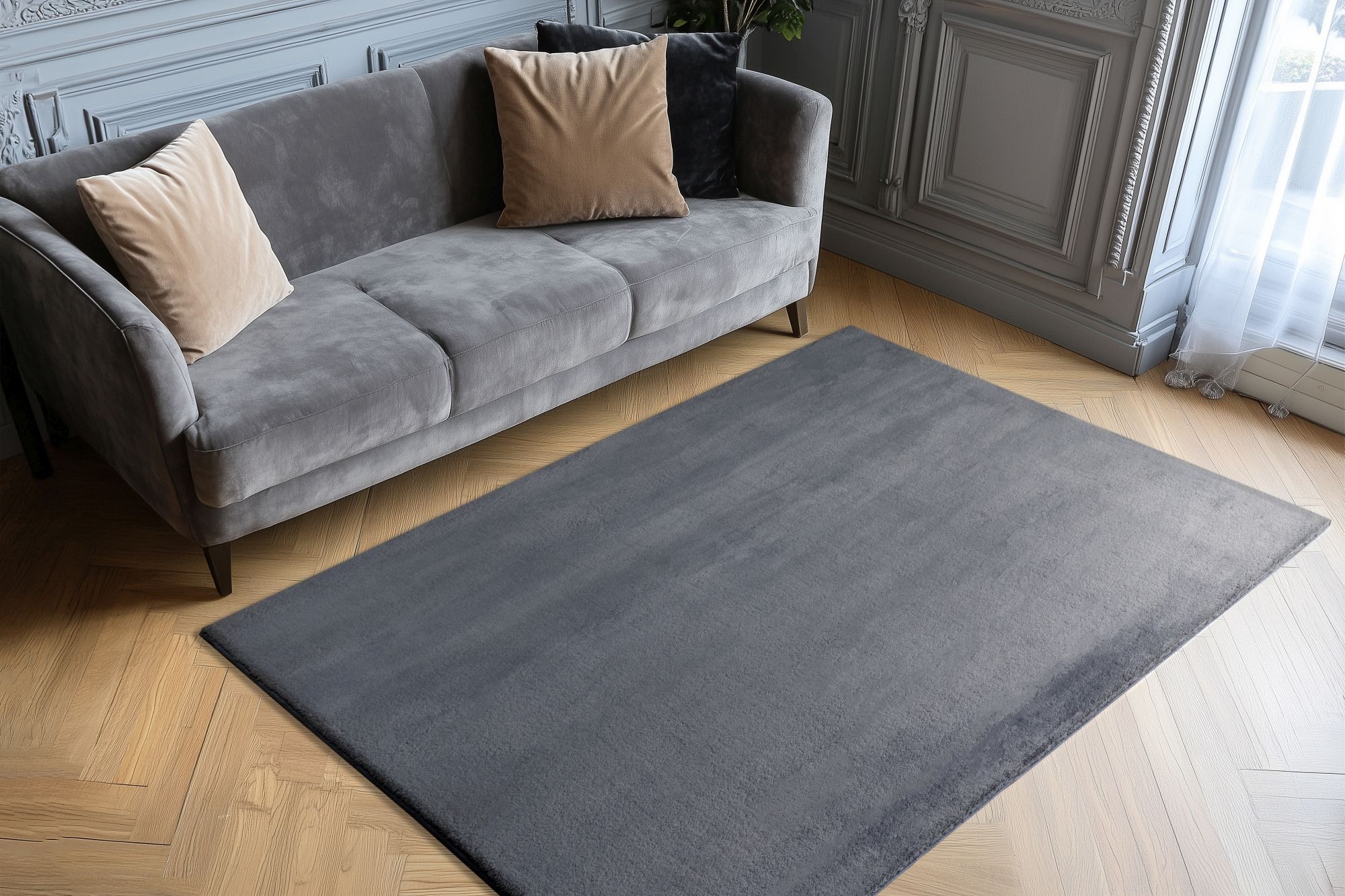 Kayoom Hochflor-Teppich "Boundless 225" rechteckig 40 mm Höhe Hochflor, Mod günstig online kaufen