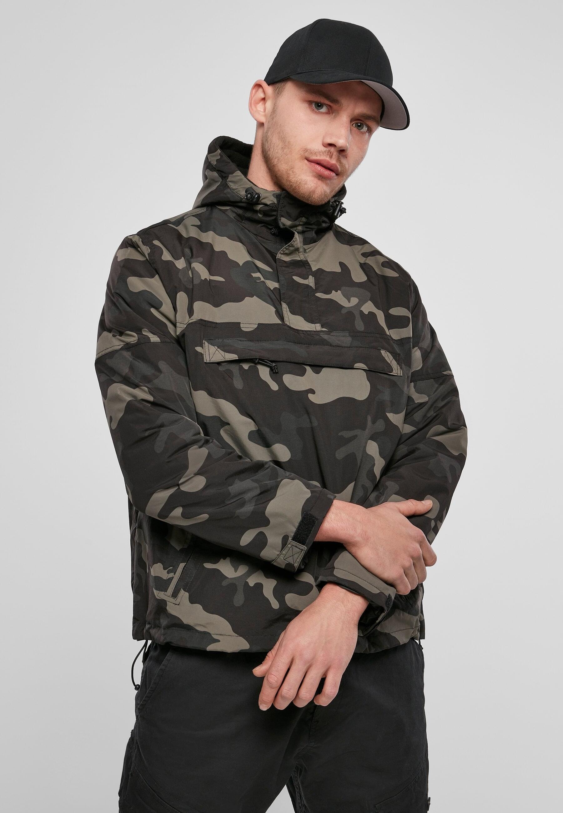 Brandit Anorak »Brandit Herren Fleece Pull Over Windbreaker«, (1 St.), mit Kapuze