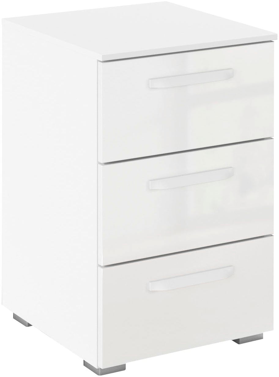 OTTO home 1100000002199 "Nachttisch Nachtschrank Schubladen Sideboard Schubladenkommode OTELI" Breite 40 cm SOFT-CLOSE-FUNKTION, elegante Dekor- oder Hochglanzfront, mit 3 geräumigen Schubladen für viel Stauraum MADE IN GERMANY