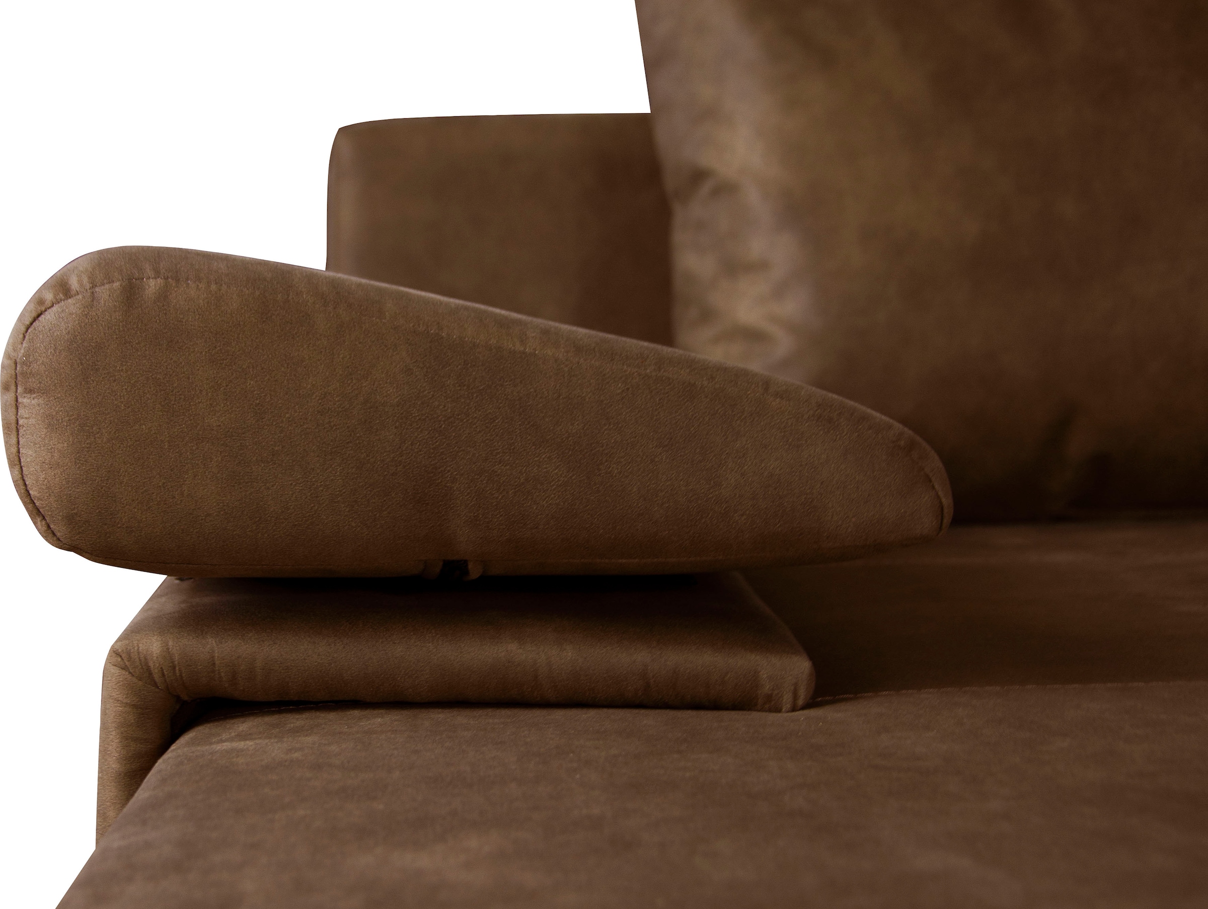Home affaire Wohnlandschaft »Acra U-Form«, mit Bettfunktion und Bettkasten, in Mattenoptik