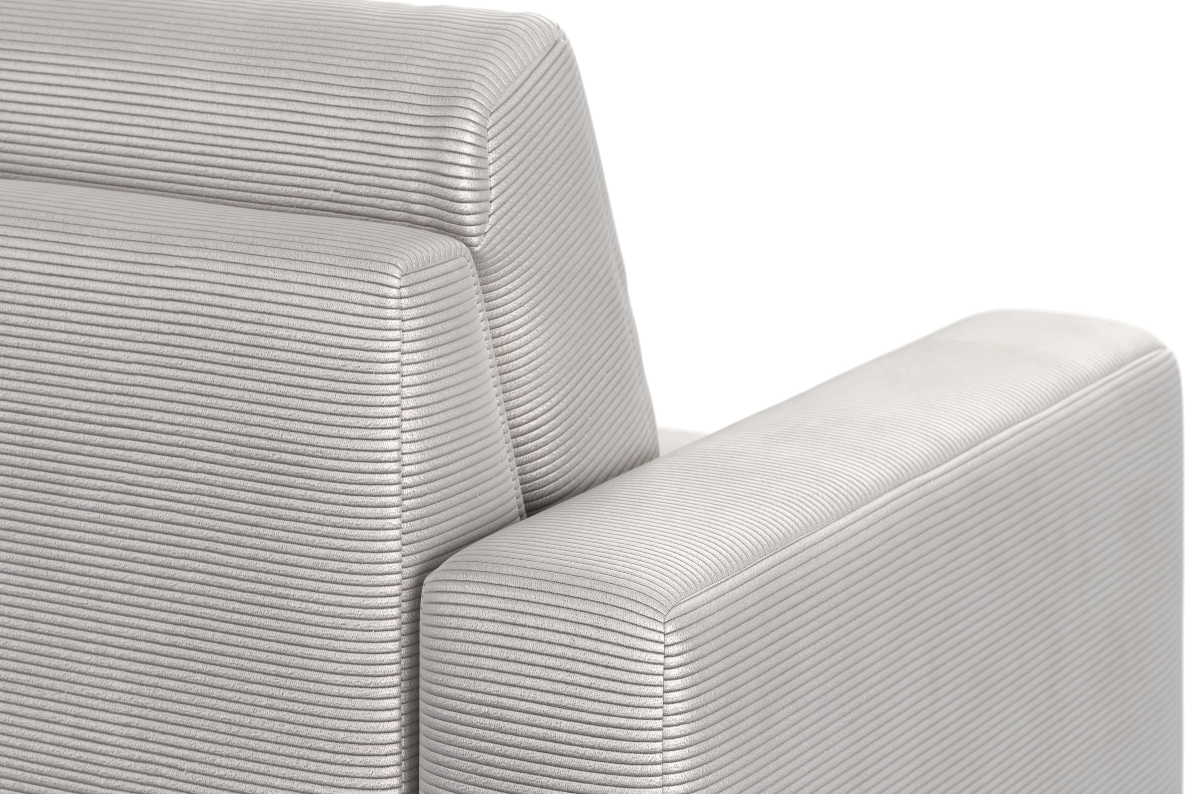 Home affaire Ecksofa »Summer L-Form«, mit Ottomane, wahlweise mit Bettfunktion und Bettkasten, Cord-Bezug
