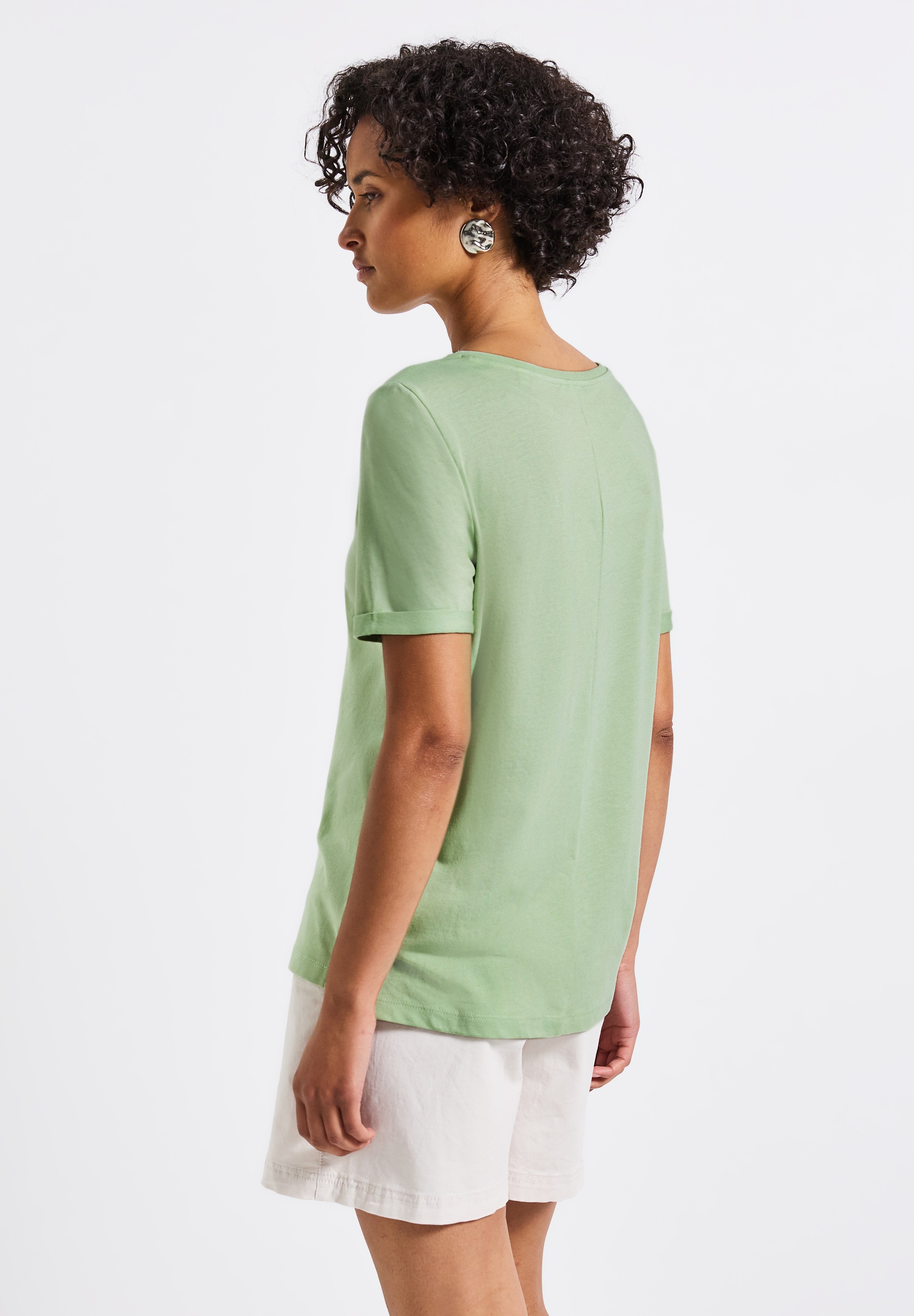 STREET ONE T-Shirt, mit U-Boot-Ausschnitt günstig online kaufen