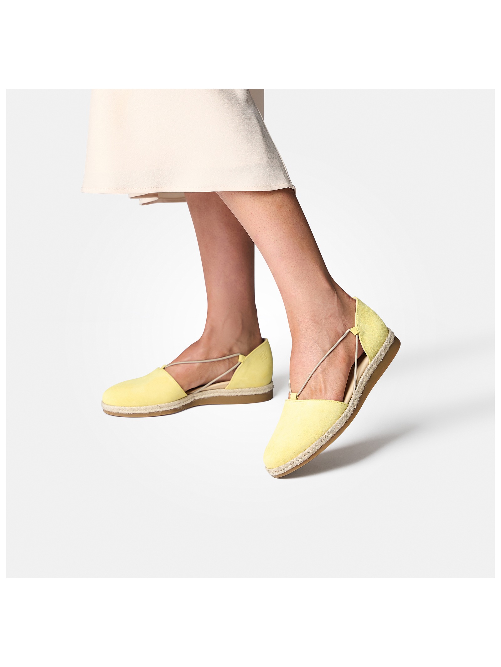 Thumbnail - Paul Green Riemchenballerina "Paul Green Halbschuhe Veloursleder"