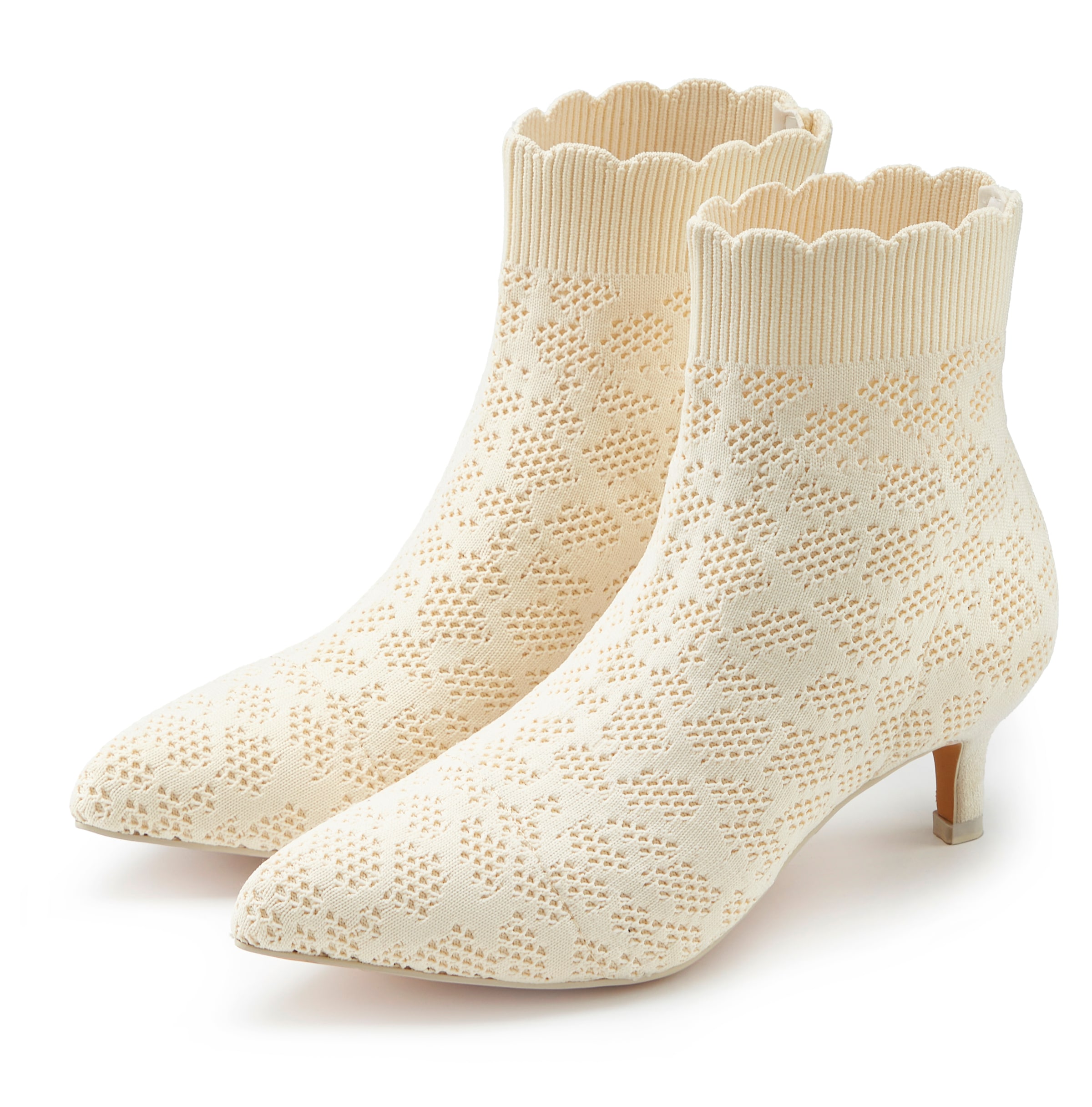 LASCANA Ankleboots "Sock Boot, High Heel Stiefelette, Stiefel," aus elegant elastischer Spitze