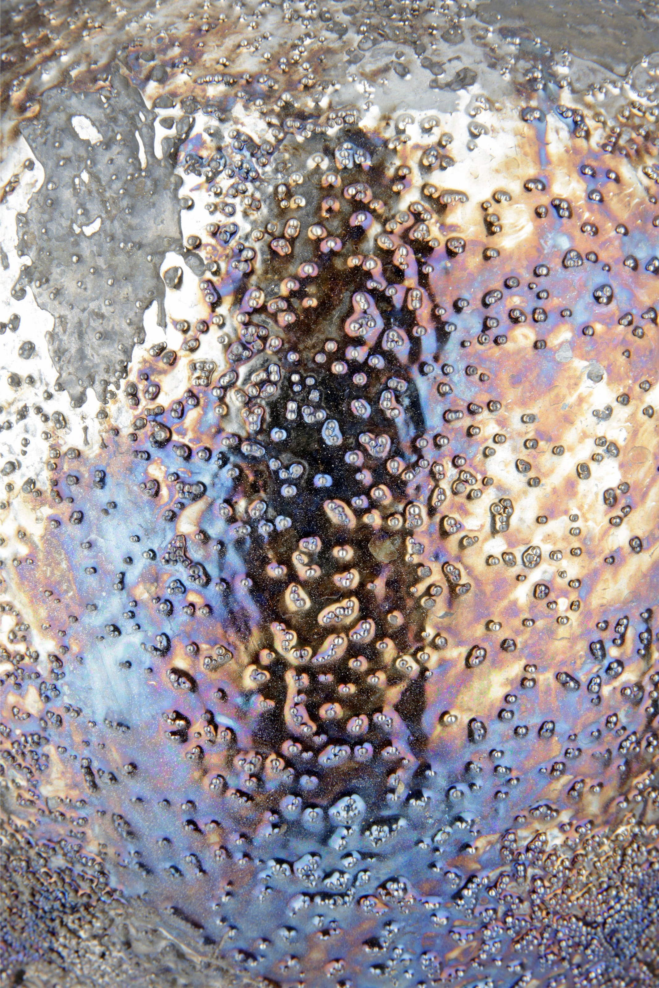 GILDE Tischvase »Pavone« Vase aus Metall, Höhe ca. 27 cm