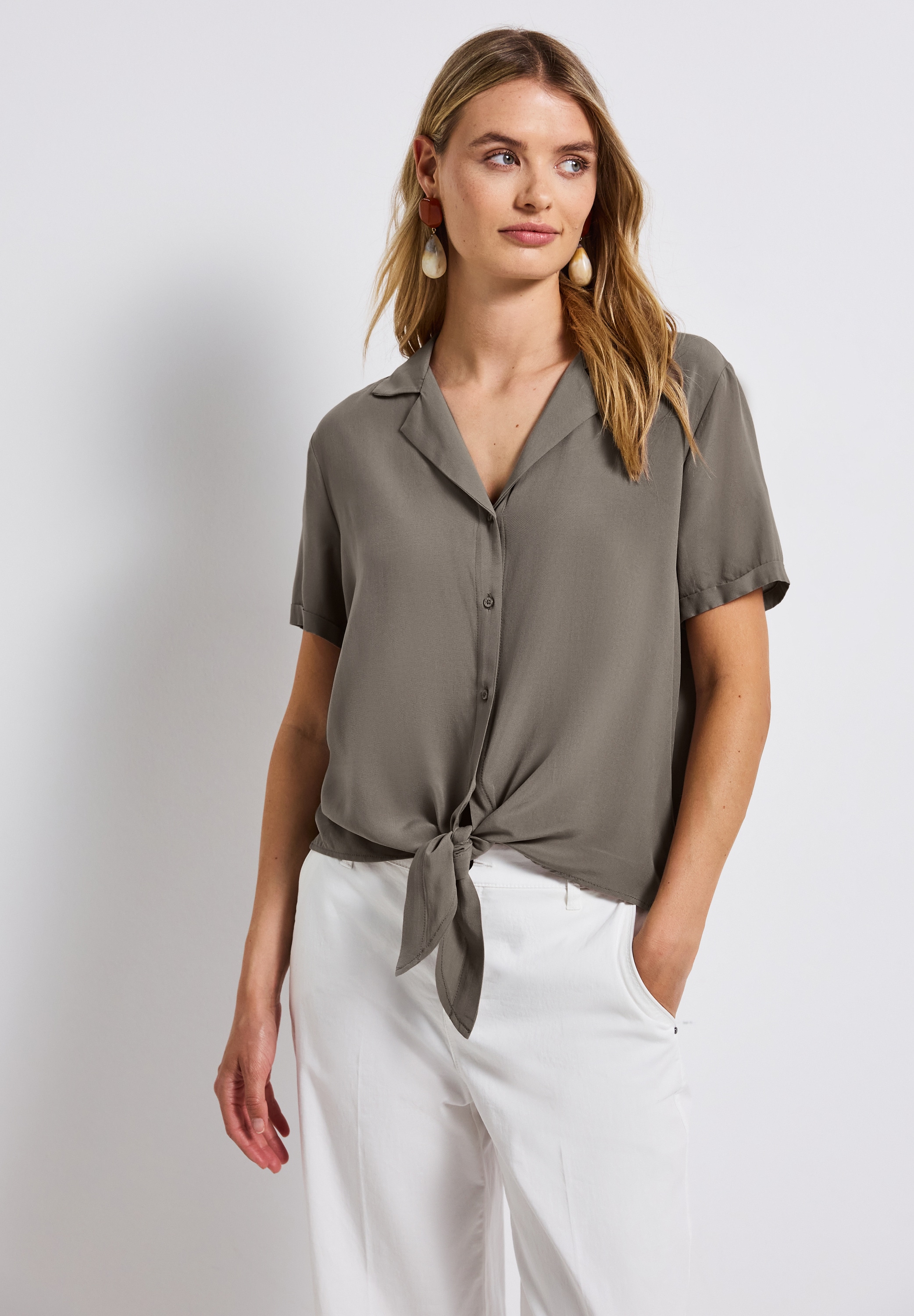 STREET ONE Hemdbluse, Feel Good Fit günstig online kaufen