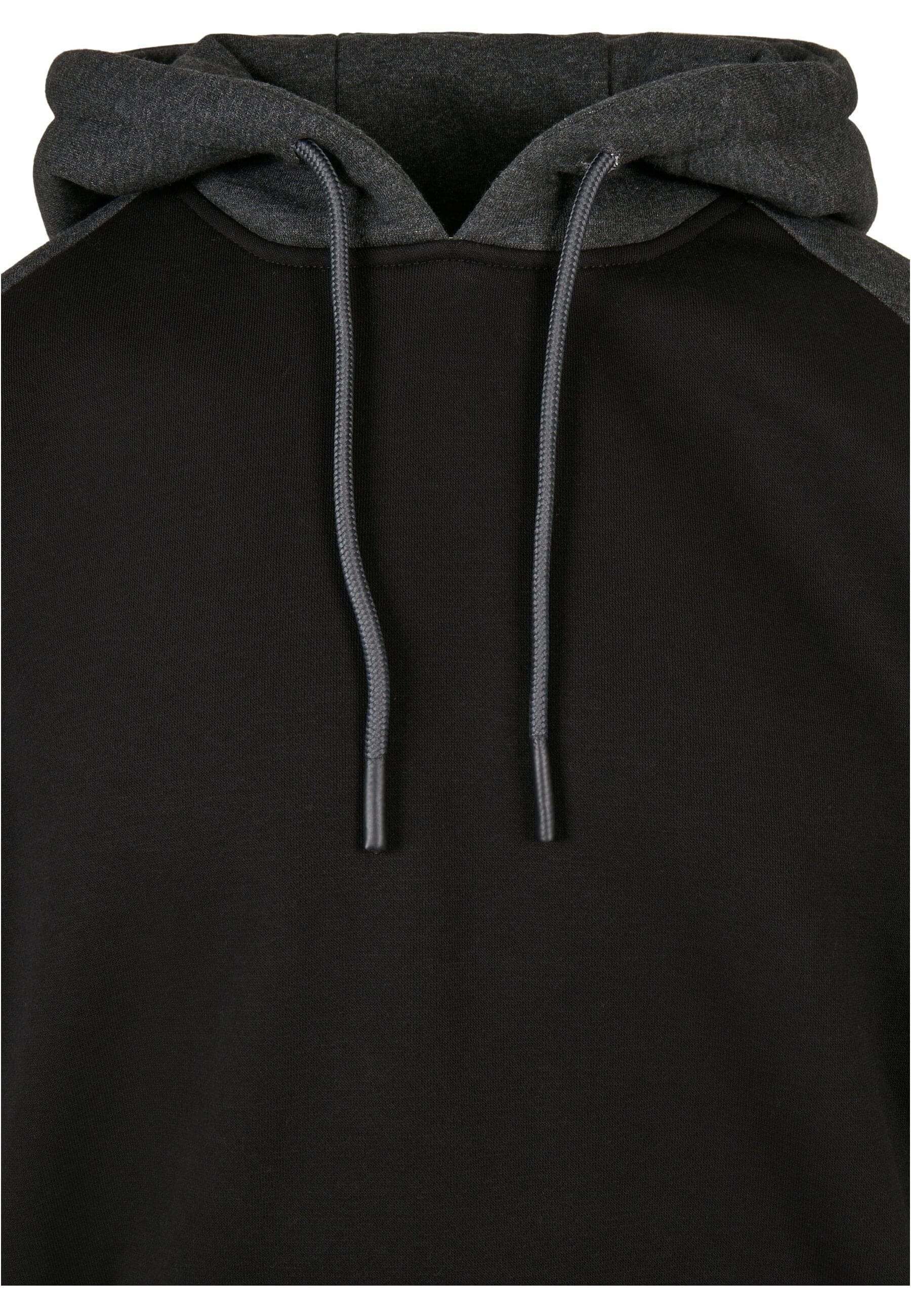 URBAN CLASSICS Rundhalspullover »Urban Classics Herren 2-Tone Fake Raglan Hoody«, (1 tlg.)