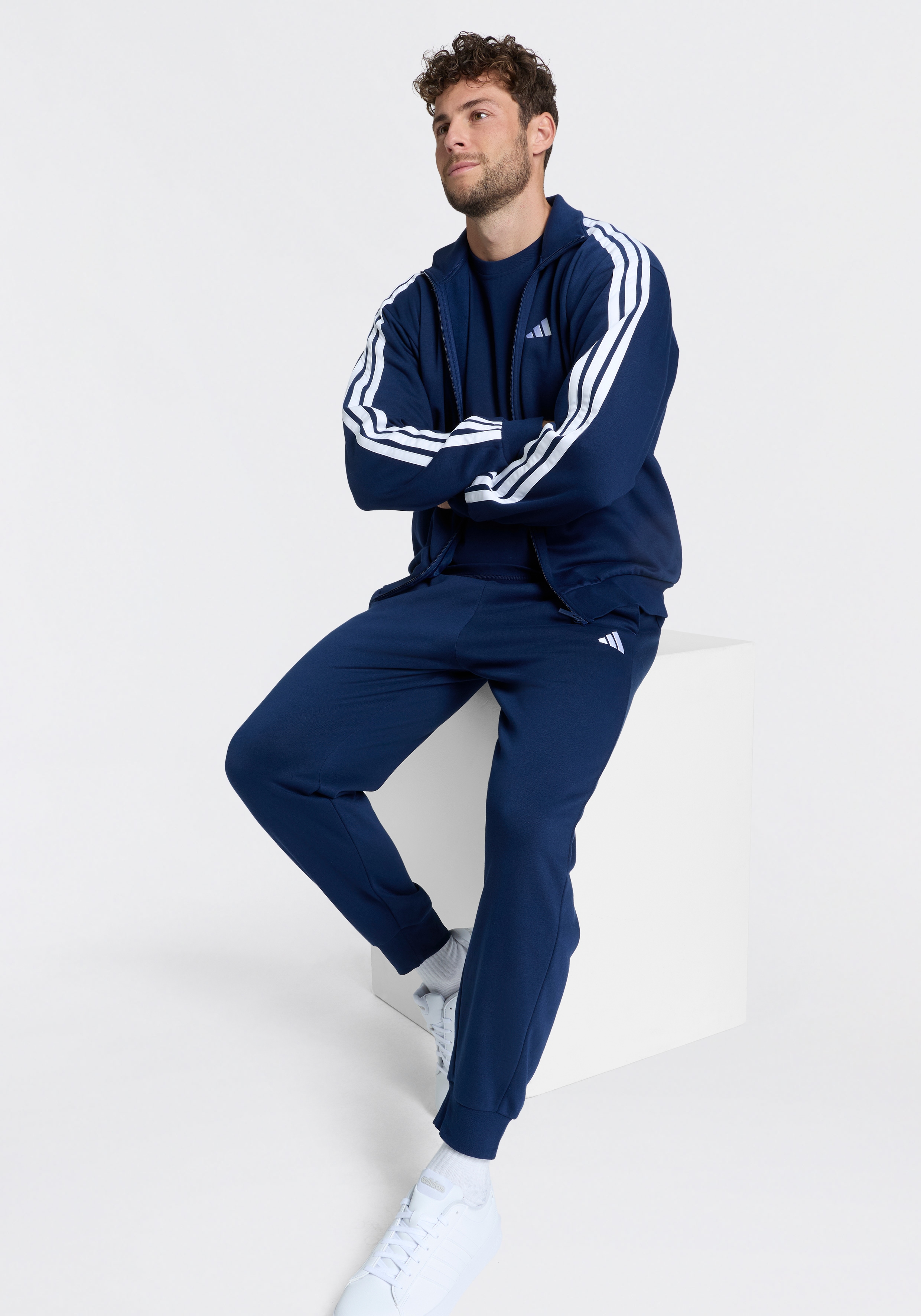 adidas Sportswear Trainingsanzug "3-STREIFEN FLEECE" 2