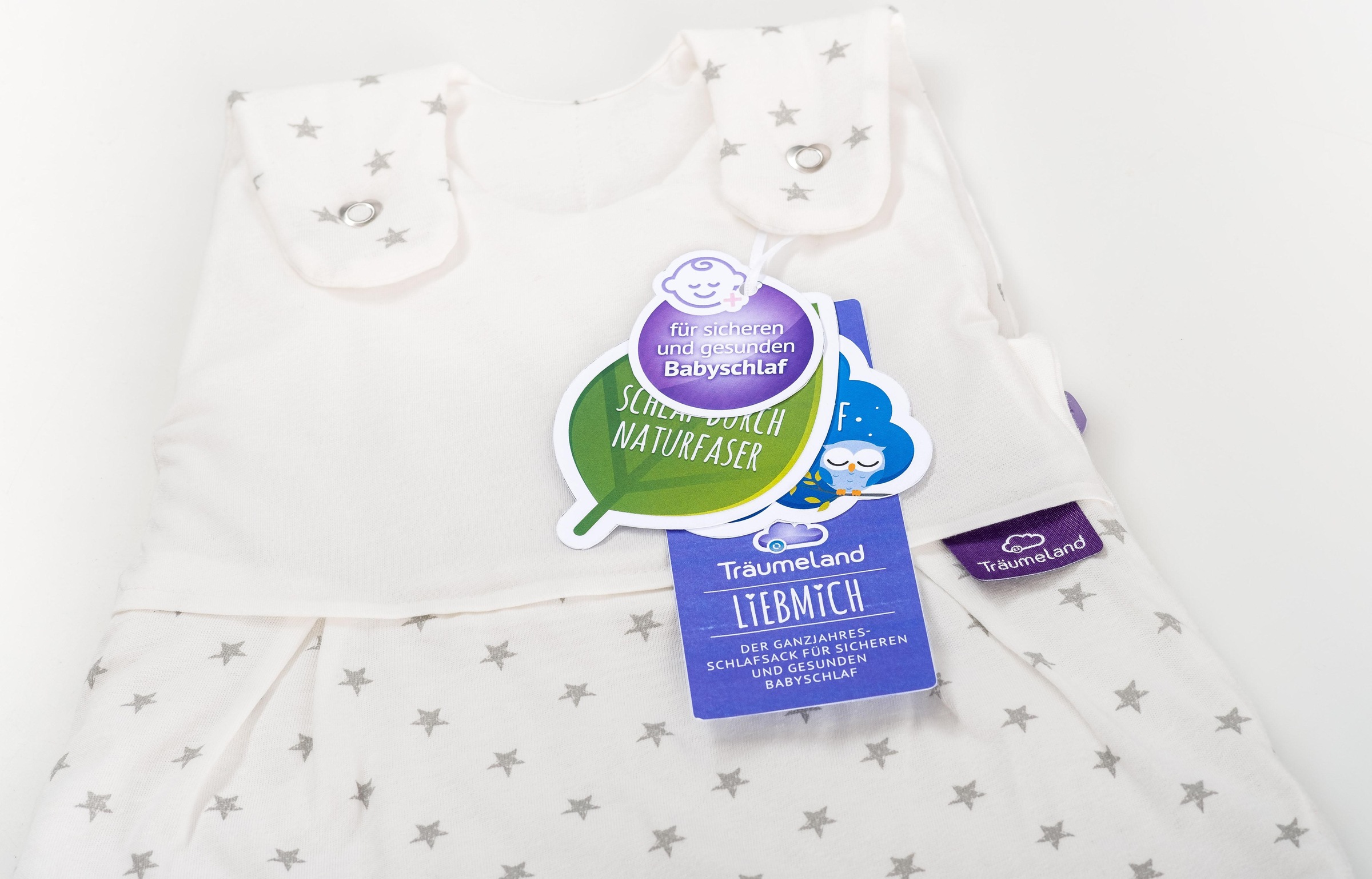 Träumeland Babyschlafsack »Set Sternchen«, (Packung, 3 tlg., 3er-Pack)