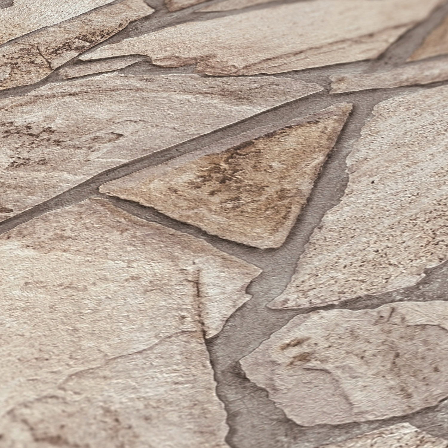 A.S. Création Vliestapete »Terra Tapete Steinoptik«, matt-gemustert-neutral, Stein-Tapete Steinwand Naturstein 3d-Optik Tapeten Wohnzimmer modern