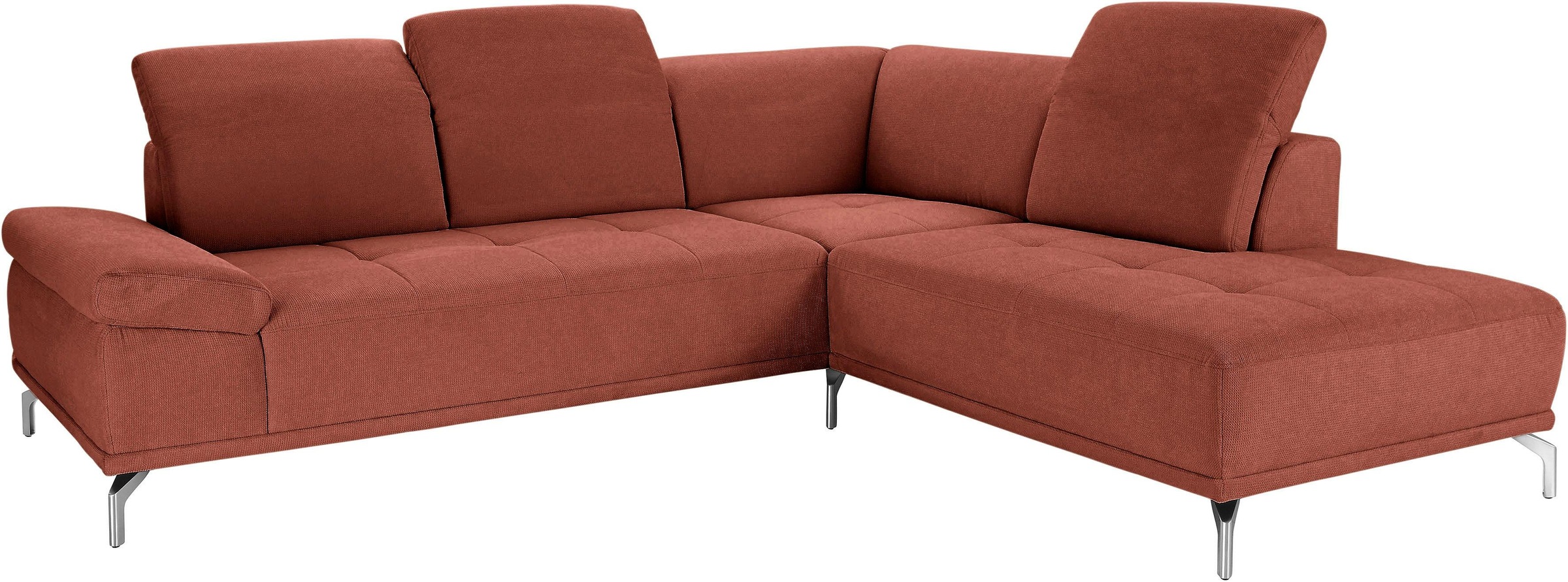 Home affaire Ecksofa "Caluna" Inkl.Sitztiefenverstellung, wahlweise mit Kop günstig online kaufen