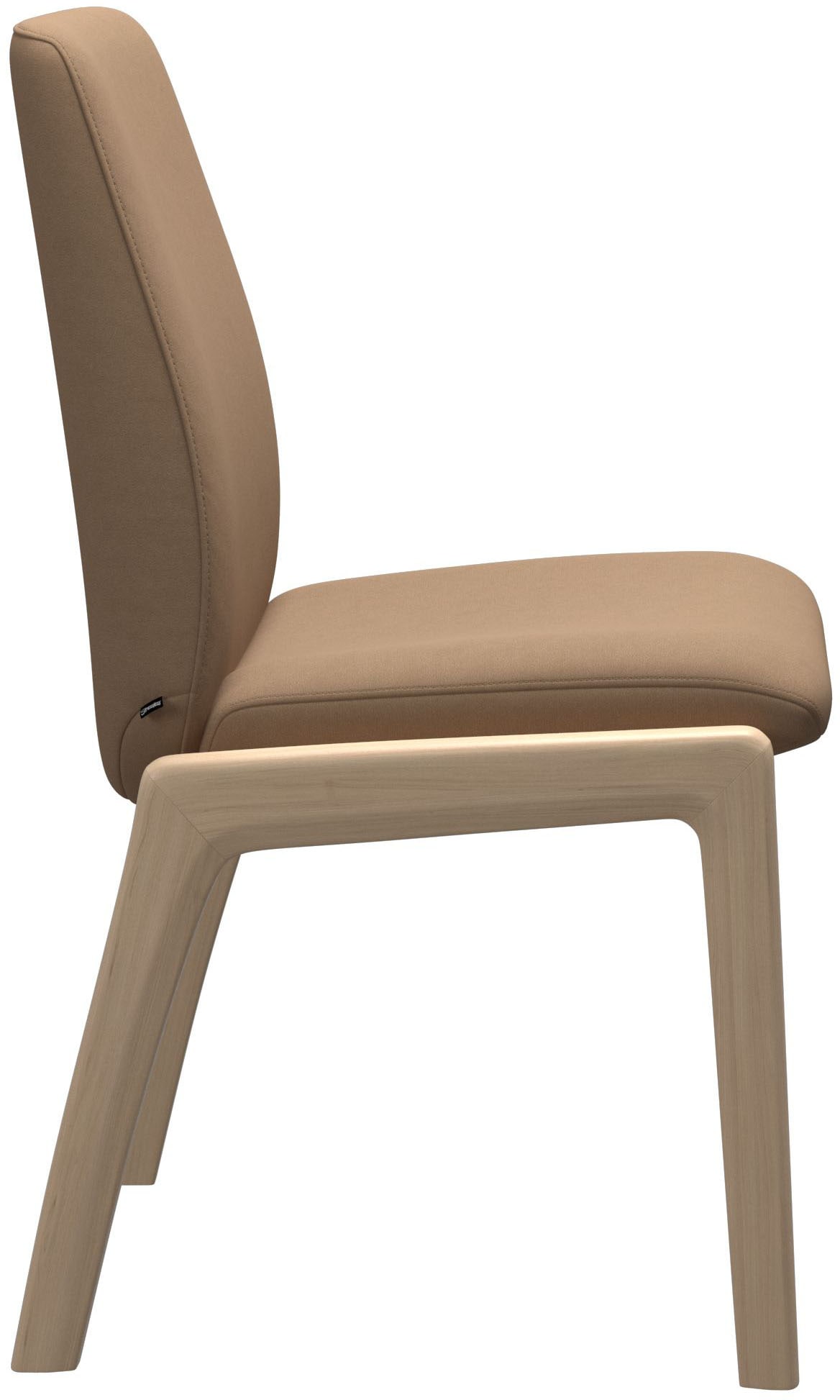 Stressless® Polsterstuhl »Laurel«, Microfaser DINAMICA, Low Back, Größe L, mit abgerundeten Beinen in Eiche natur