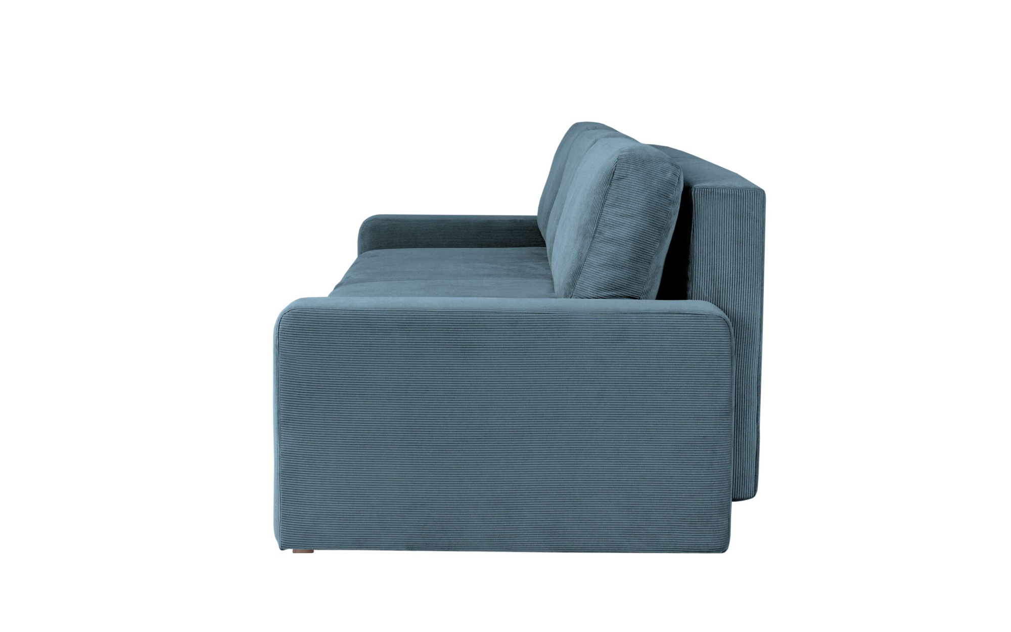 INOSIGN 3-Sitzer »SHERIDIAN Schlafsofa mit Bettkasten, in Feincord & Velvet«, mit Wellenunterfederung, moderne Bezüge, B/H/T 225/94/80