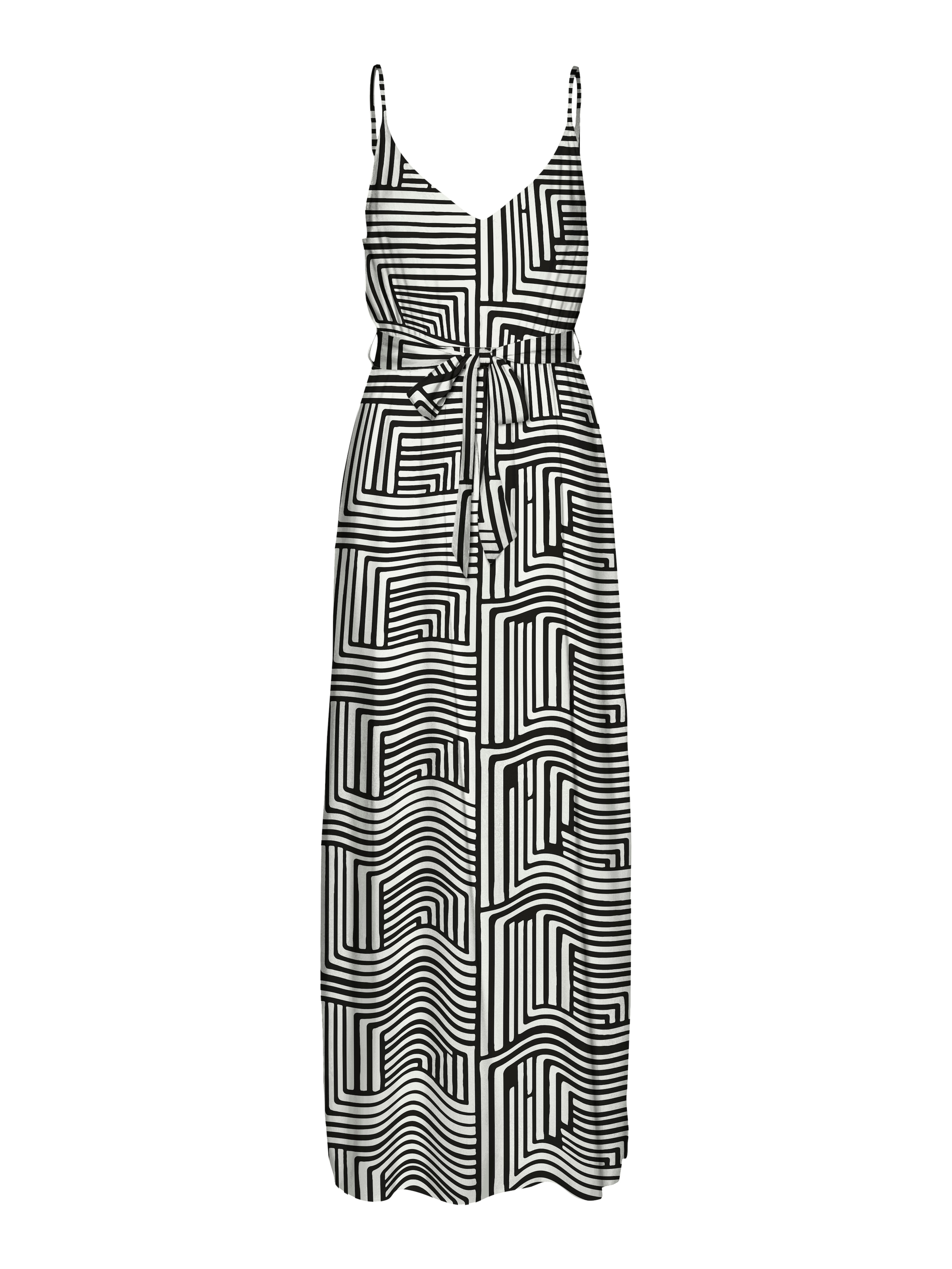 Vero Moda Spaghettikleid "VMEASY JOY SLIT MAXI V-NECK DRESS WV GA" Viskose, günstig online kaufen