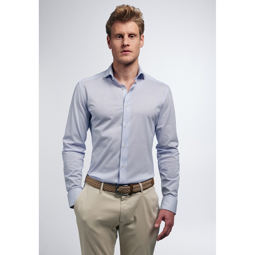 Herrenmode Businessmode Eterna Langarmhemd »SLIM FIT« hellblau Herrenmode Businessmode Eterna Langarmhemd »SLIM FIT« hellblau